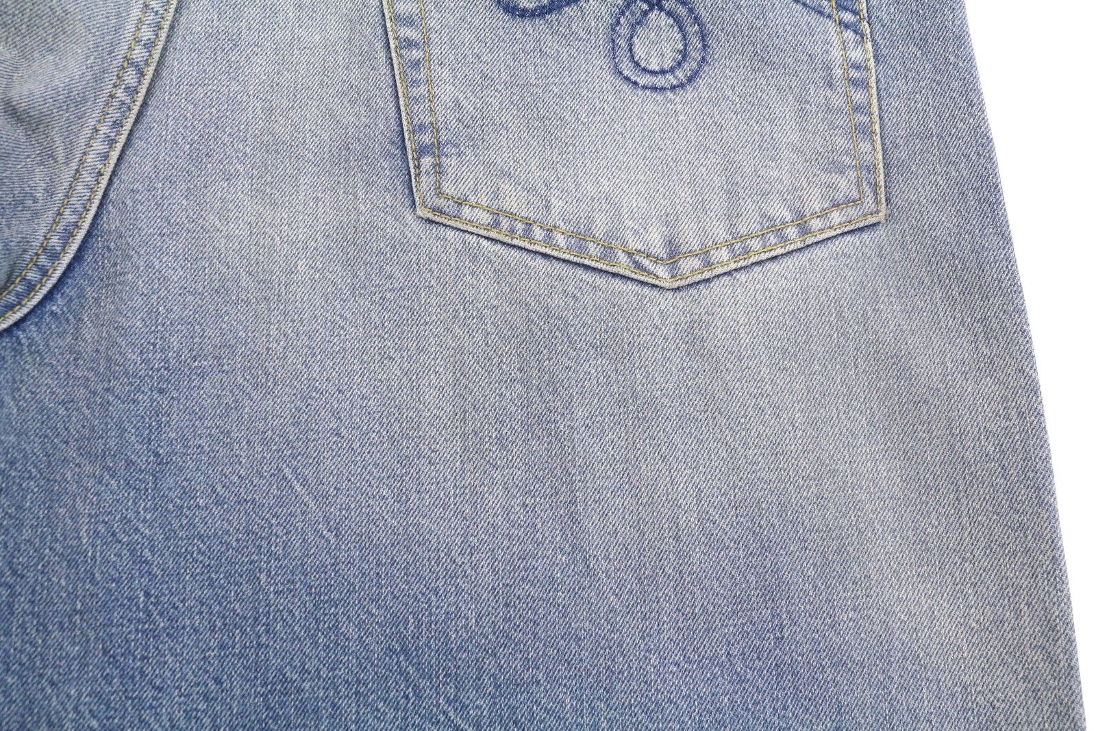 R13 D'ARCY LOOSE 33 Veiled Blue Whiskers Faded Zip SS25 86835 Size US 33 - 15 Thumbnail