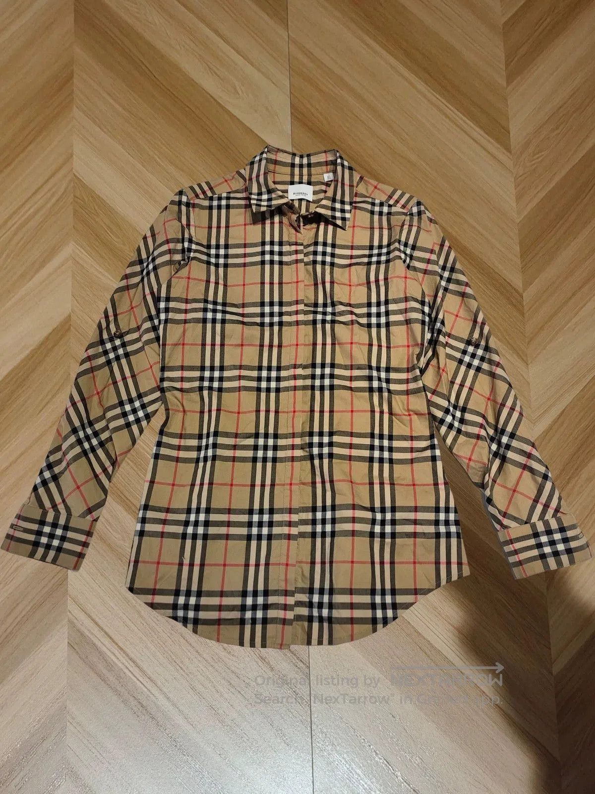 Burberry burberry checkered shirt size 6, nearly new. Size US S / EU 44-46 / 1 - 1 Thumbnail