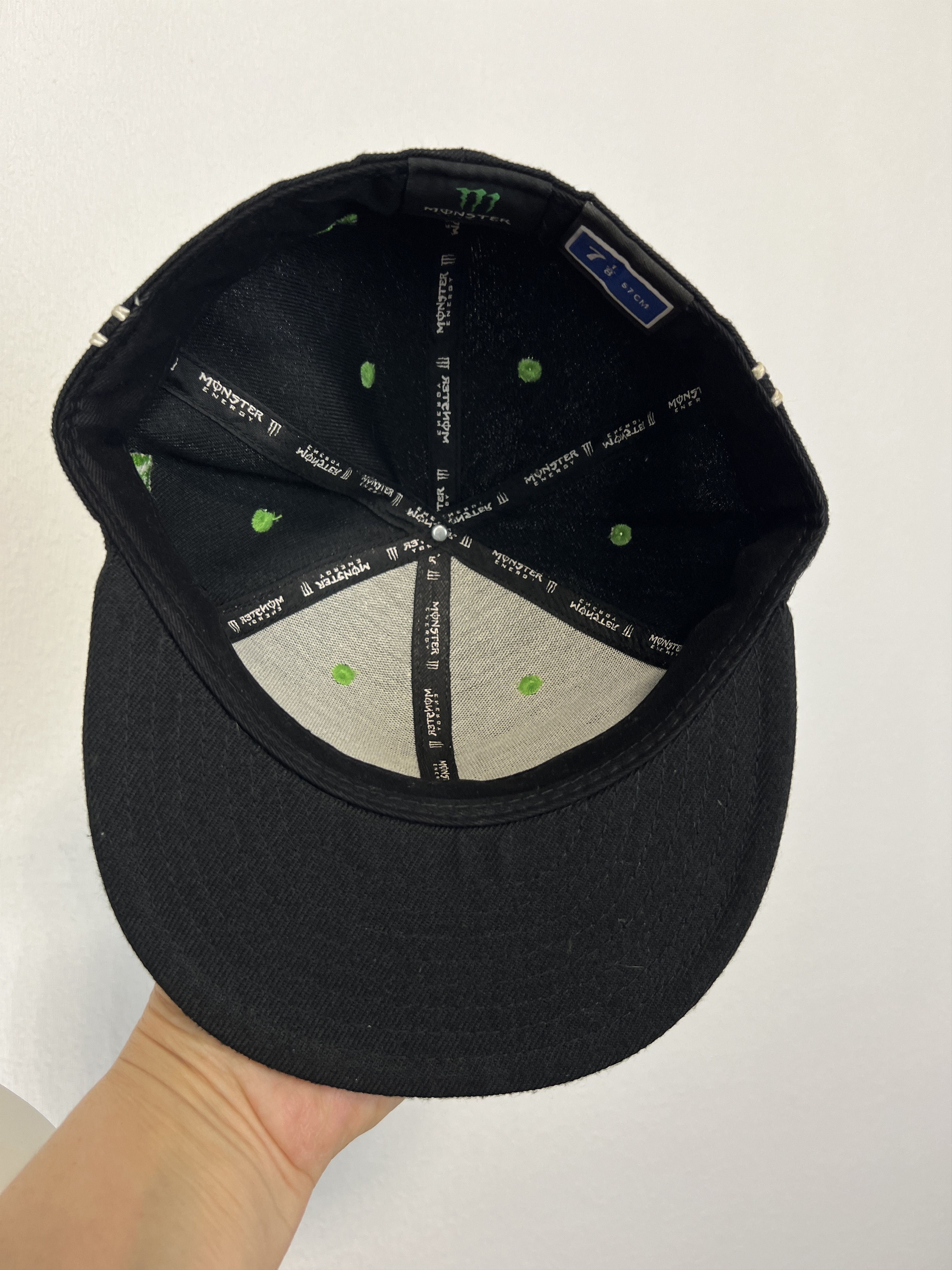 Vintage Monster Energy Hat Cap Black Motocross Racing Big Logo Rare Size ONE SIZE - 6 Thumbnail