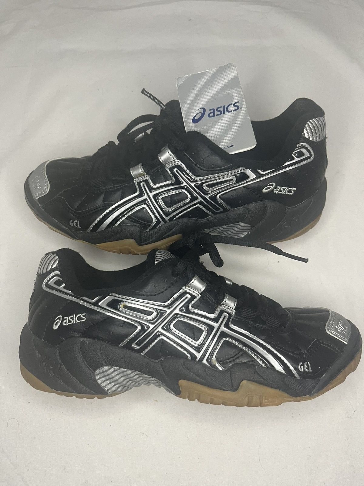 Asics Vintage Asics Gel 90s Rare Rhyno Skin Low Sneakers Retro Size US 5.5 / EU 38 - 1 Thumbnail