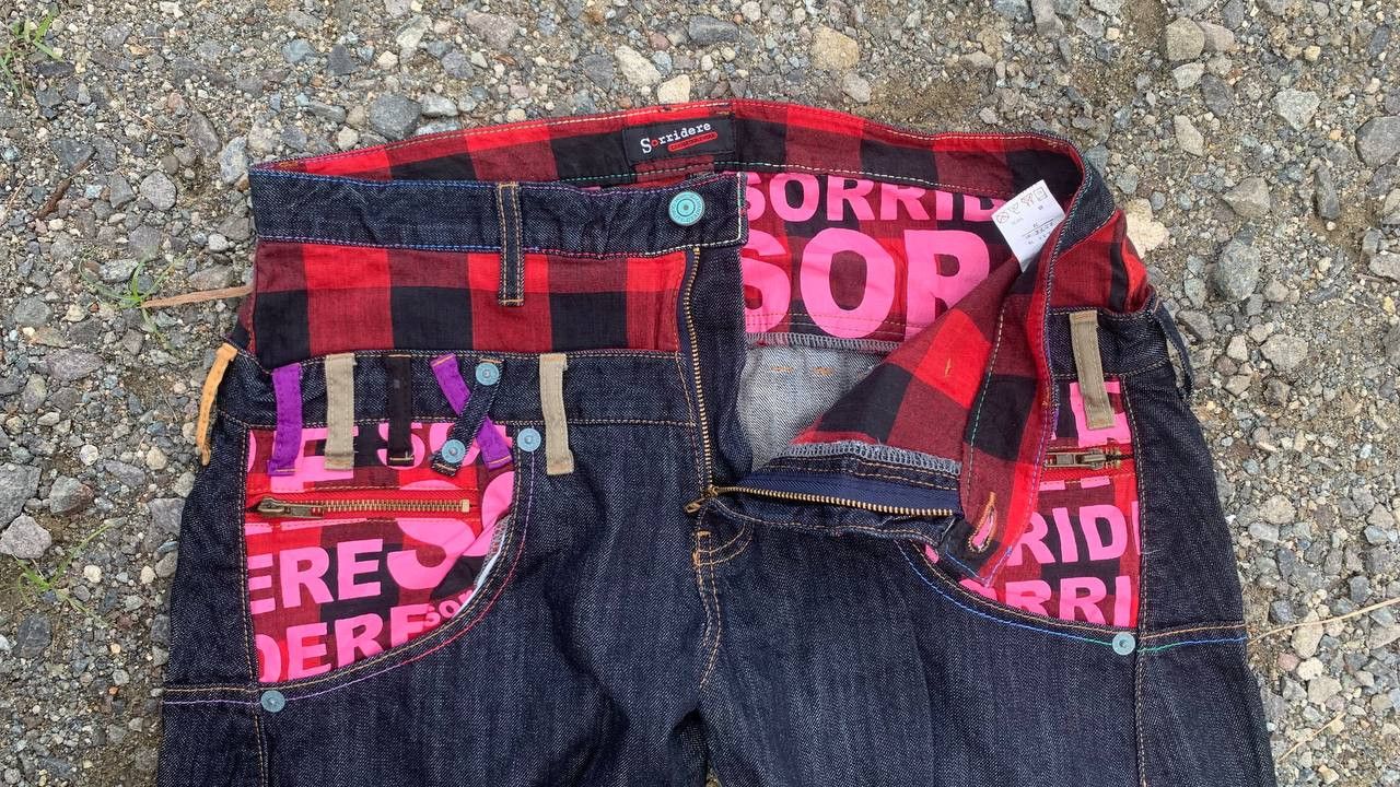 Japanese Brand Sorridere Great double waisted jeans Size US 33 - 5 Thumbnail