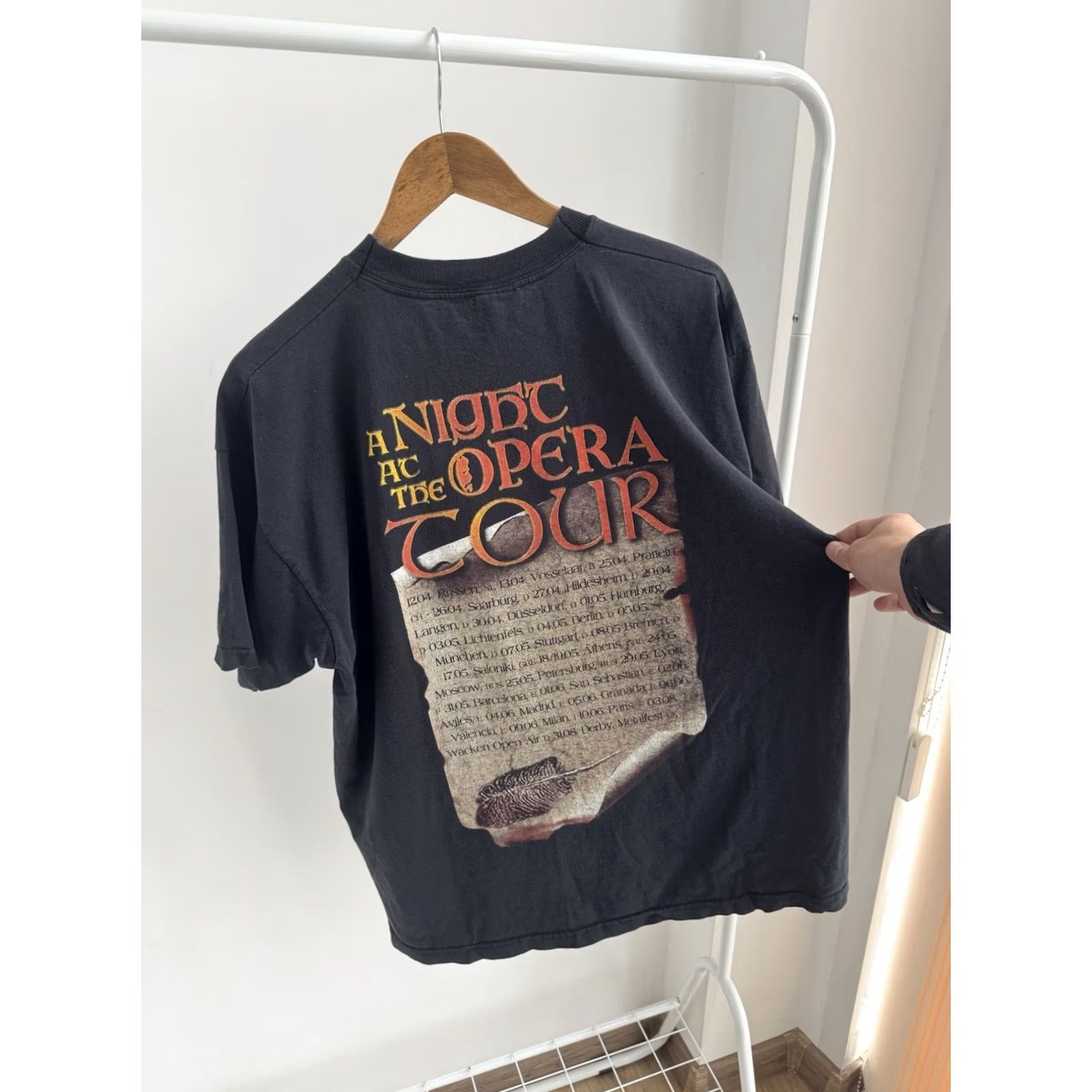Vintage VINTAGE Blind Guardian Opera Tour 90s Band T-Shirt XL Men Size US XL / EU 56 / 4 - 2 Thumbnail