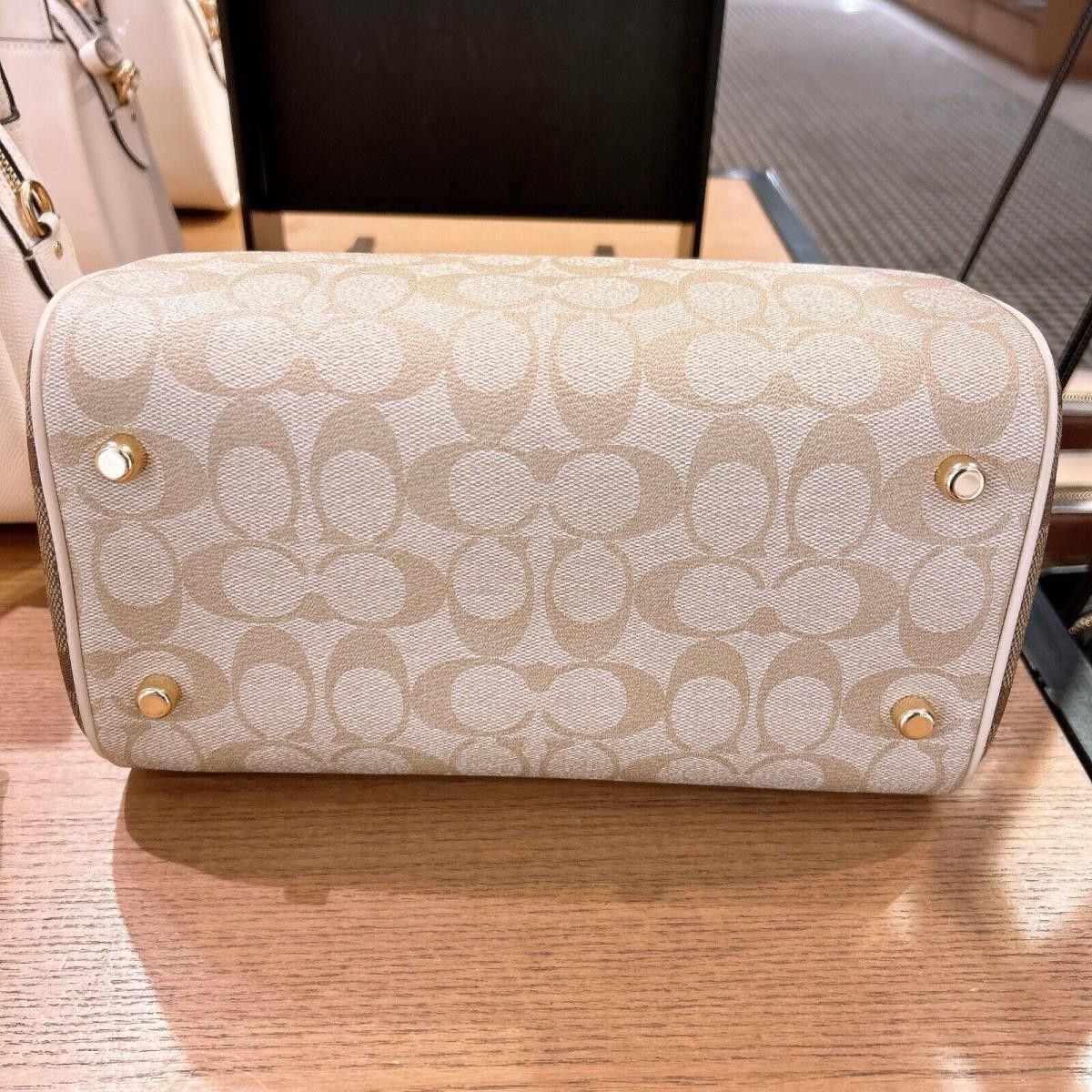 Coach Rowan Satchel Regular Size In Blocked Signature CH486 Size ONE SIZE - 6 Thumbnail