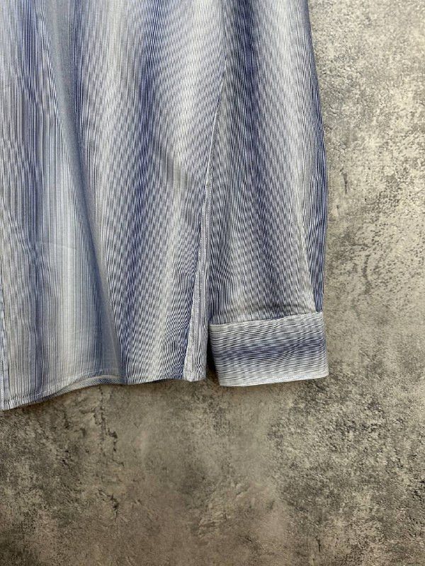 Emporio Armani Emporio Armani Vintage Striped Button Up Shirt Made Italy LS Size US M / EU 48-50 / 2 - 8 Thumbnail