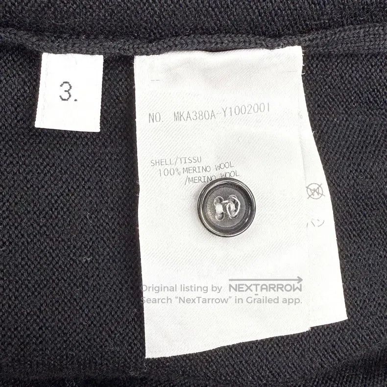 Thom Browne Thom Browne Matchstick man pattern merino wool knit sweate Size US L / EU 52-54 / 3 - 4 Thumbnail