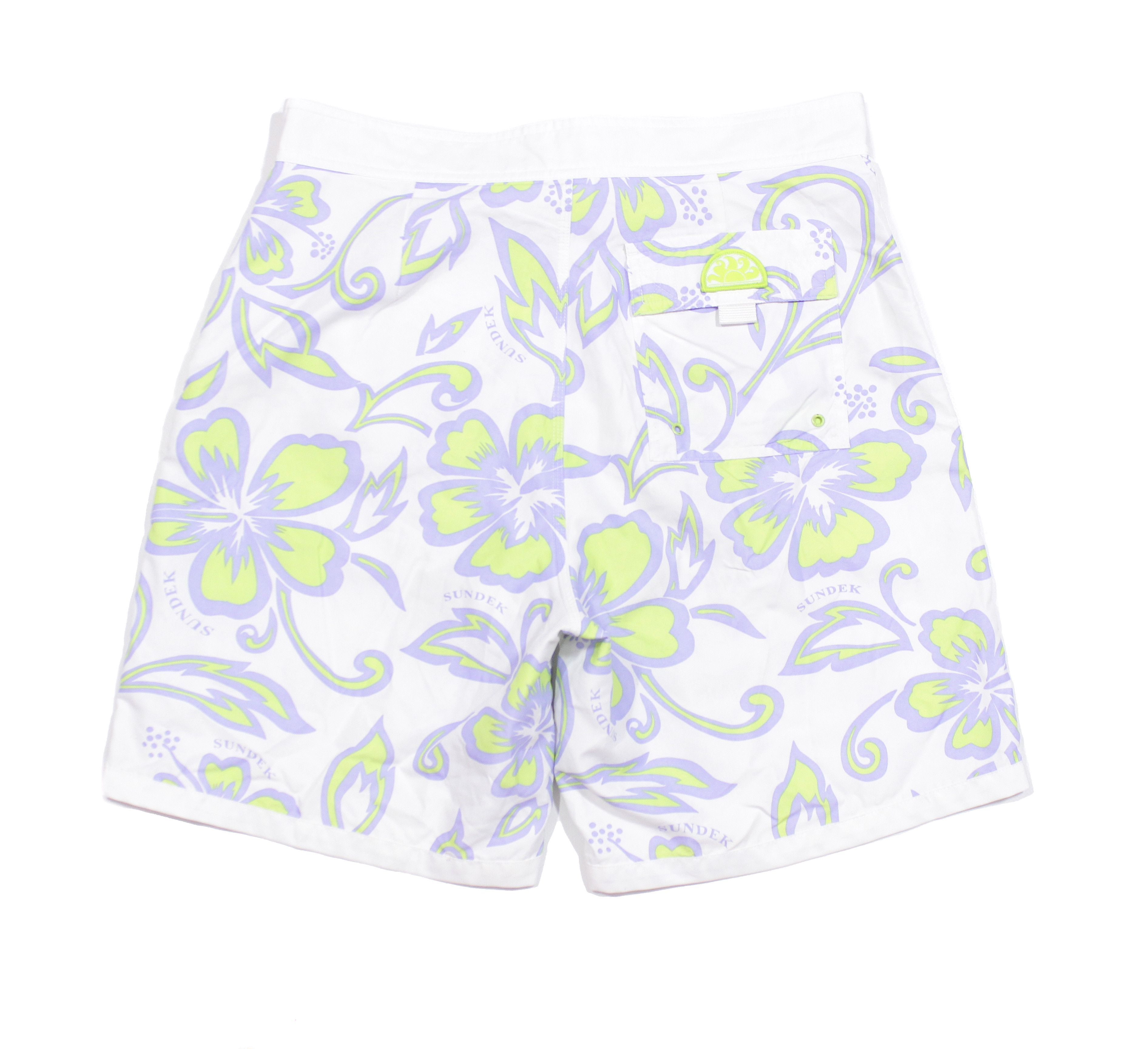 Sundek Surf Flowers Shorts Size US 33 - 2 Thumbnail