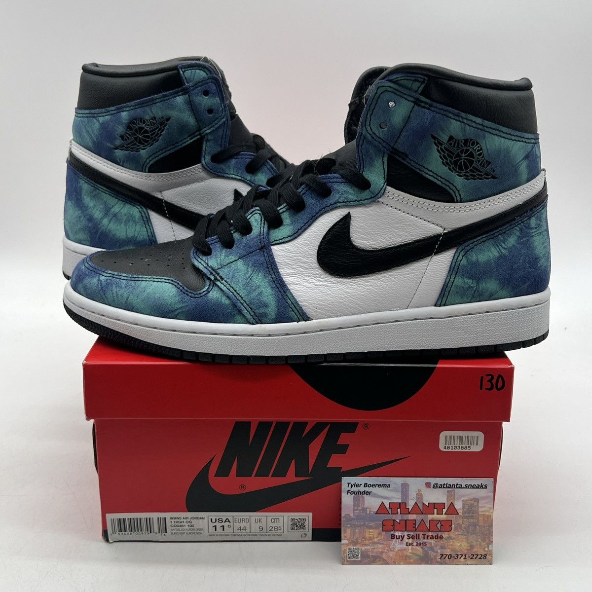 Wmns air Jordan high tie dye