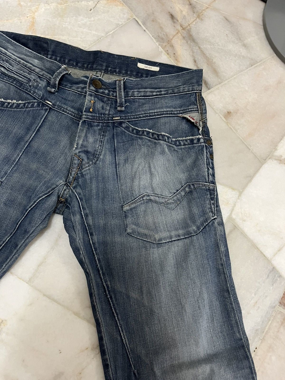 Replay REPLAY JEANS DISTRESSED Size US 33 - 4 Thumbnail