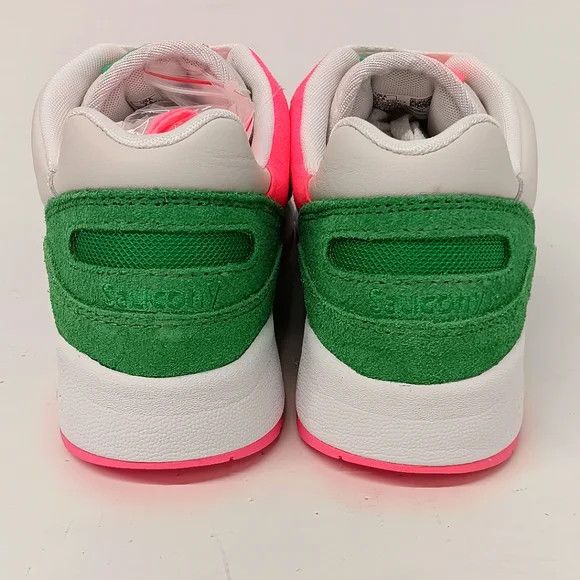 Saucony Saucony Women's Shadow Green/Wht 6000 Split Sneakers - US9.5 Size US 9.5 / IT 39.5 - 12 Thumbnail