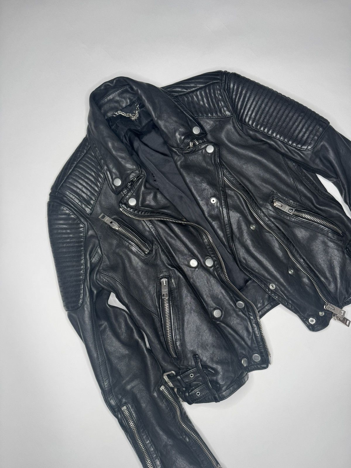 Burberry Prorsum Burberry Prorsum SS11 Loseley Quilted Biker Leather Jacket Size US S / EU 44-46 / 1 - 4 Thumbnail