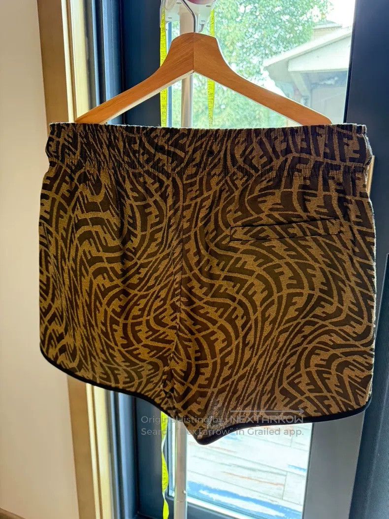 Fendi Fendi Classic all-over print monogrammed shorts, elastic w Size 26" / US 2 / IT 38 - 6 Thumbnail