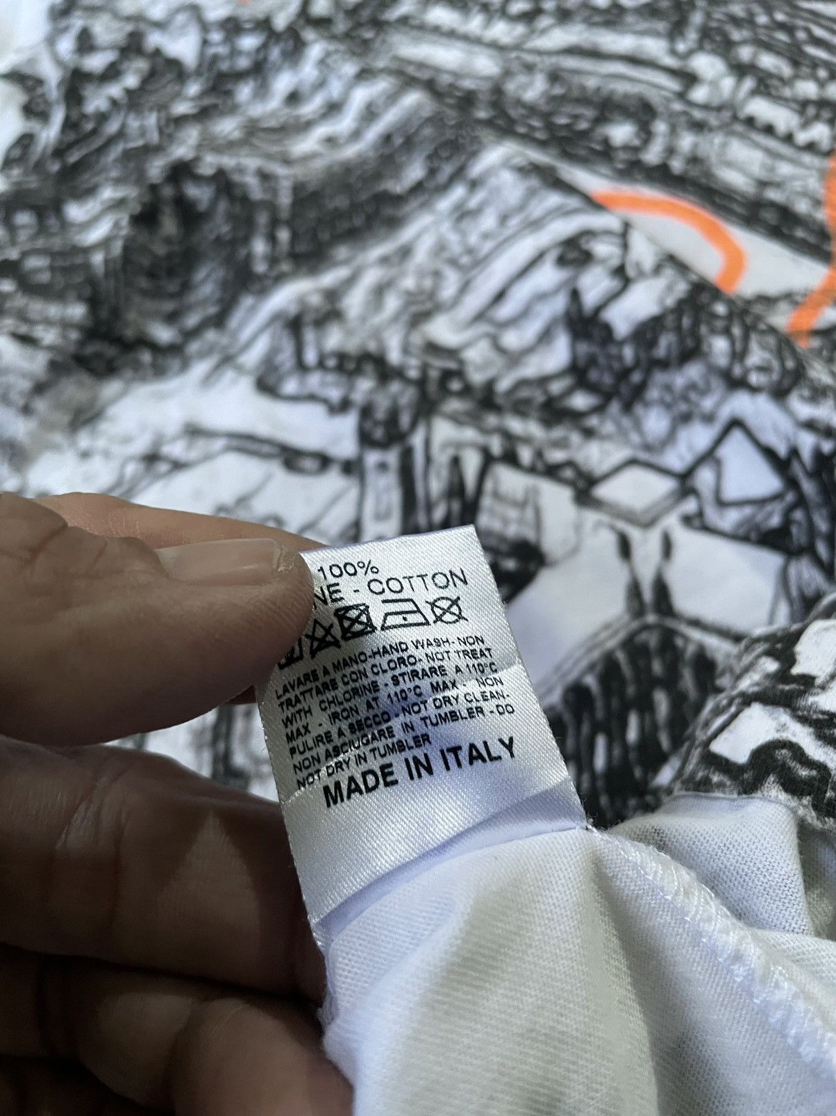 HYDROGEN HYDROGEN ITALY PRINTED TEE Size US M / EU 48-50 / 2 - 9 Thumbnail