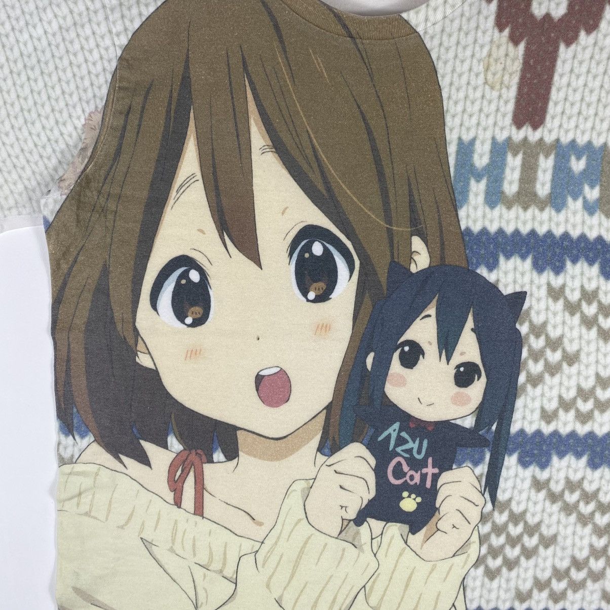 Anime × Japanese Brand × Vintage Vintage K-ON! Yui Hirasawa Full Print Anime Manga Cospa Tee Size US L / EU 52-54 / 3 - 4 Thumbnail