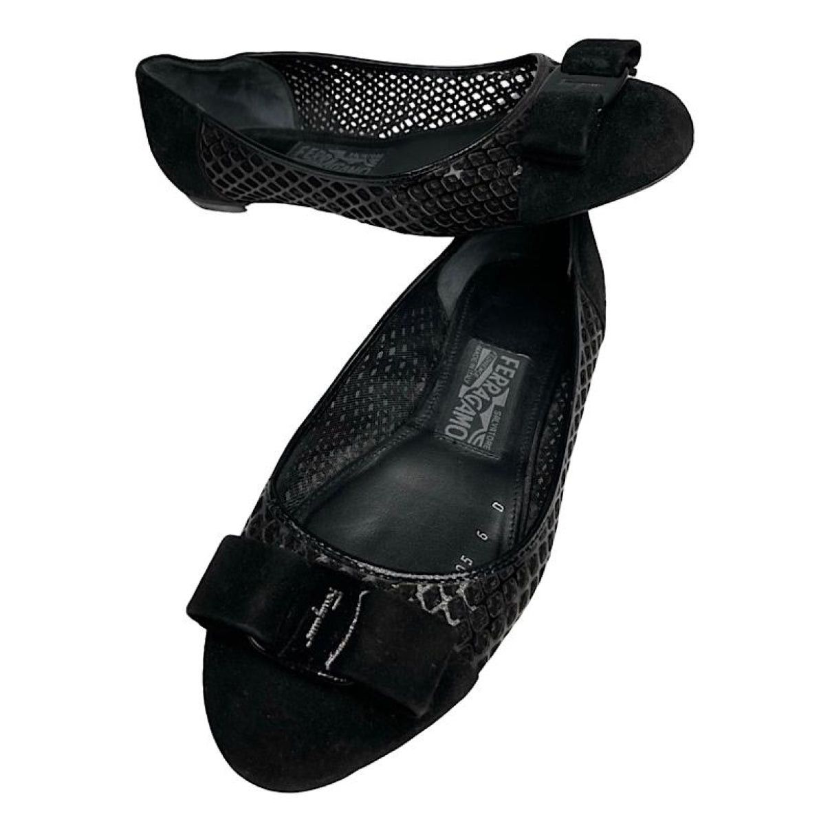 Vara Black Patent Leather Ballet Flat