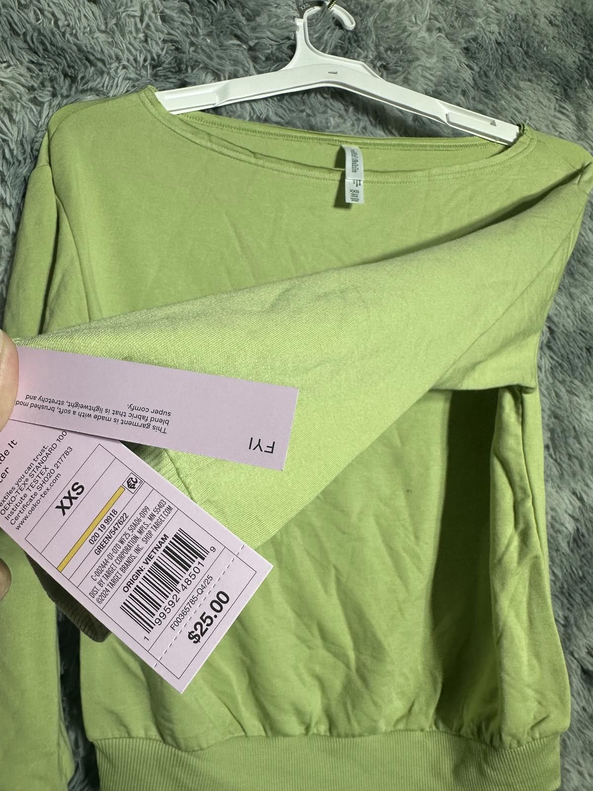 Other Wild fable Light Green Sweatshirt Size XXS Size XXS / US 00 / IT 34 - 3 Thumbnail