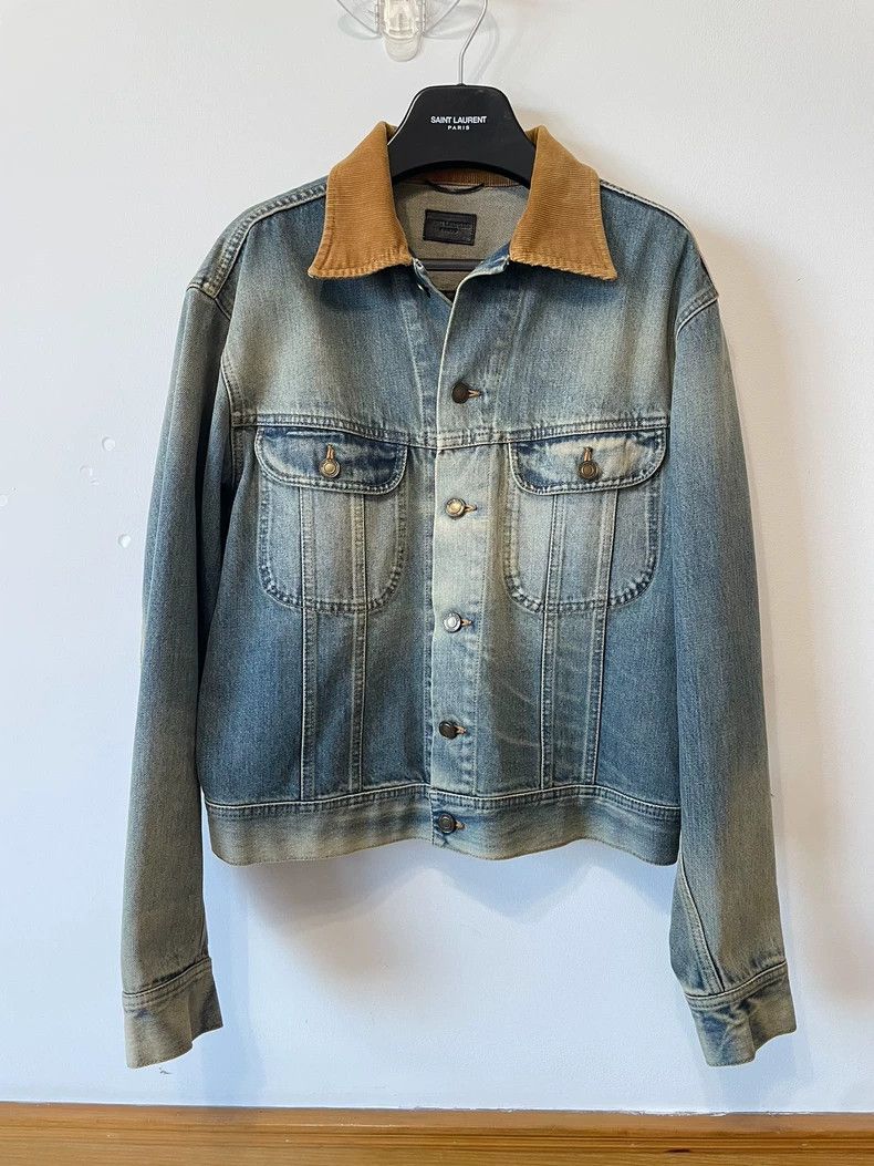 Saint Laurent Light Blue Denim Jacket