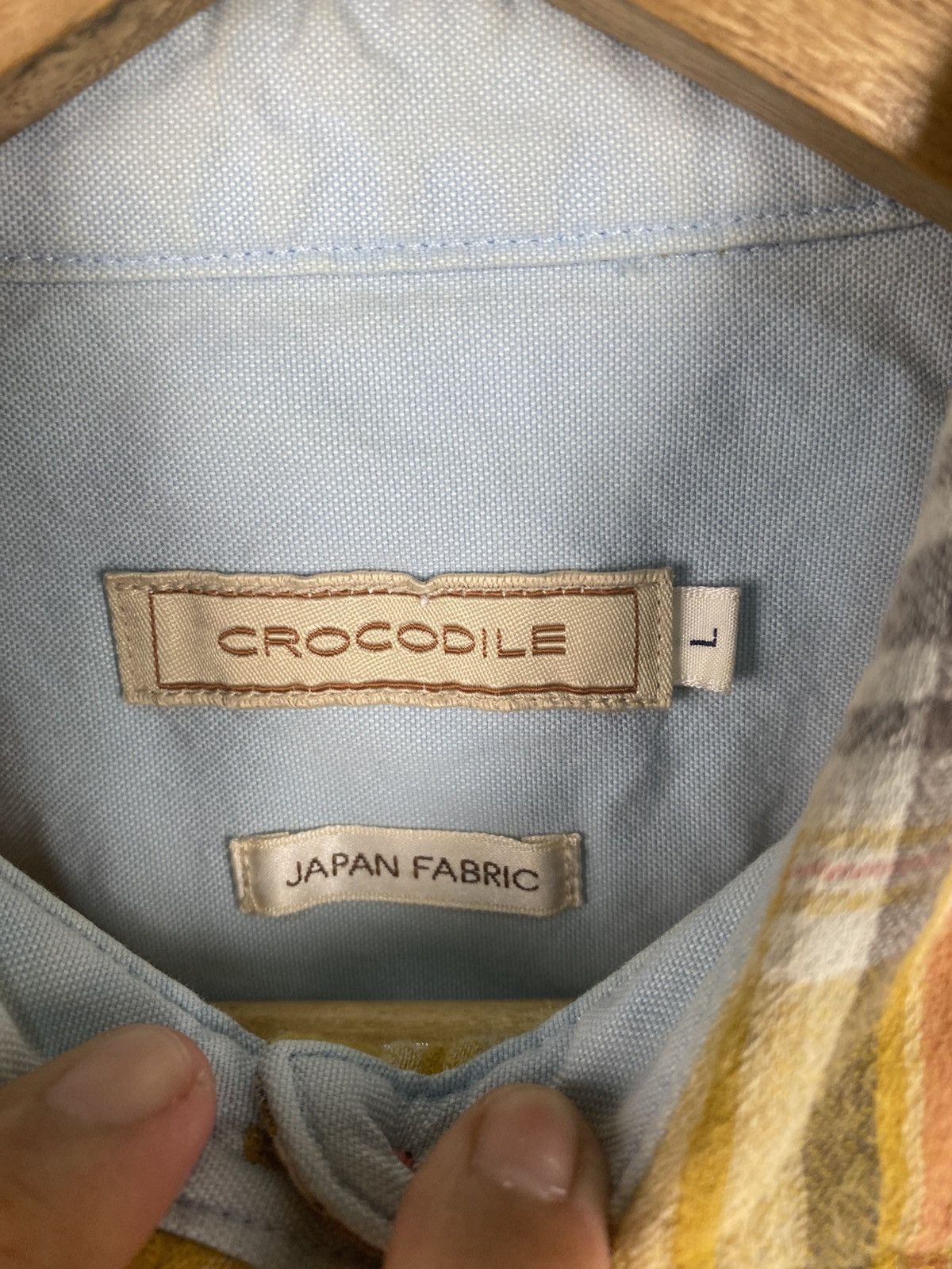 Japanese Brand Crocodile Flannel Shirt Size L / US 10 / IT 46 - 5 Thumbnail