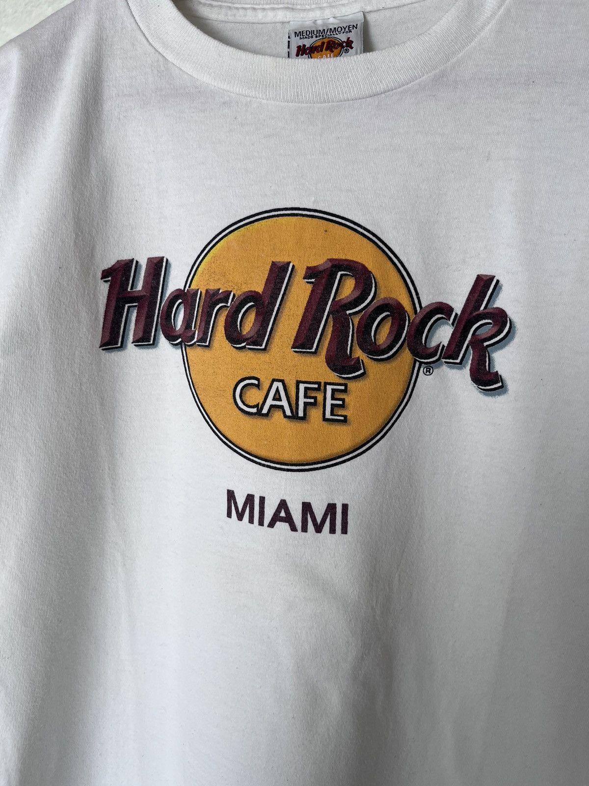 Hard Rock Cafe 90s Hard Rock Cafe Miami T Shirt Vintage Size M / US 6-8 / IT 42-44 - 2 Thumbnail