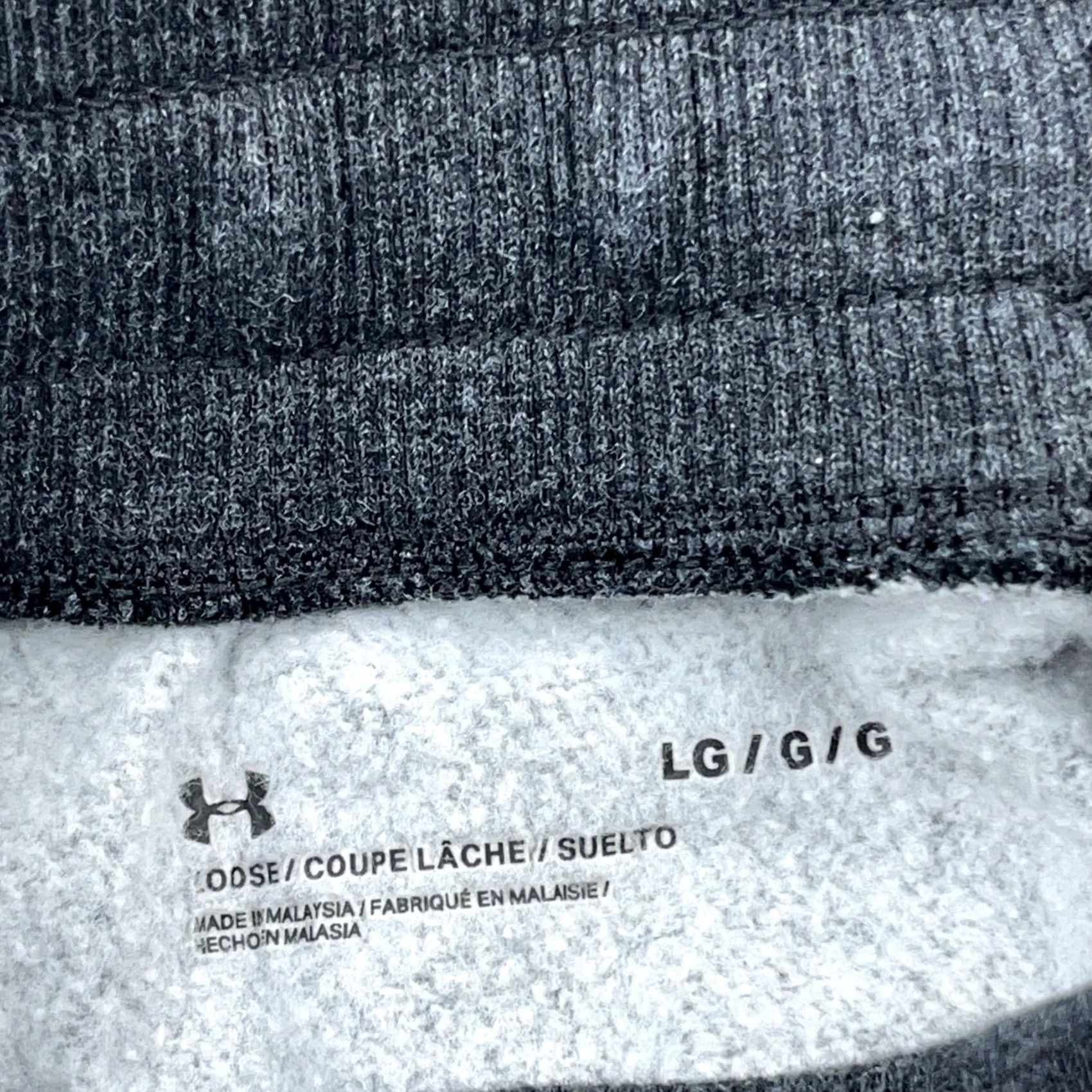 Under Armour Under Armour Sweatpants Men Large Dark Gray Jogger Sweats Tapered Leg Loose Size US 33 - 4 Thumbnail