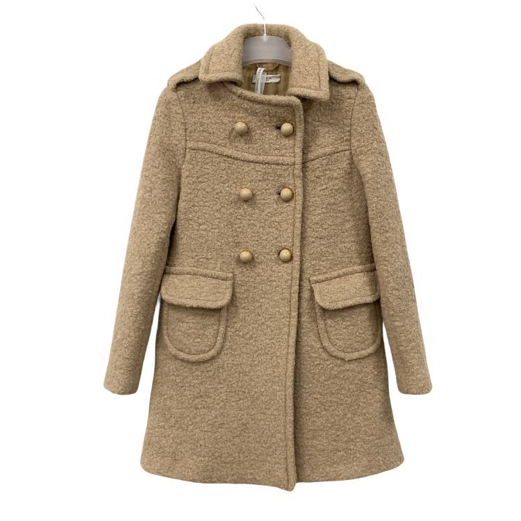 Prada Prada Textured Wool Mohair Blend Coat Beige Size 42 Size M / US 6-8 / IT 42-44 - 1 Thumbnail