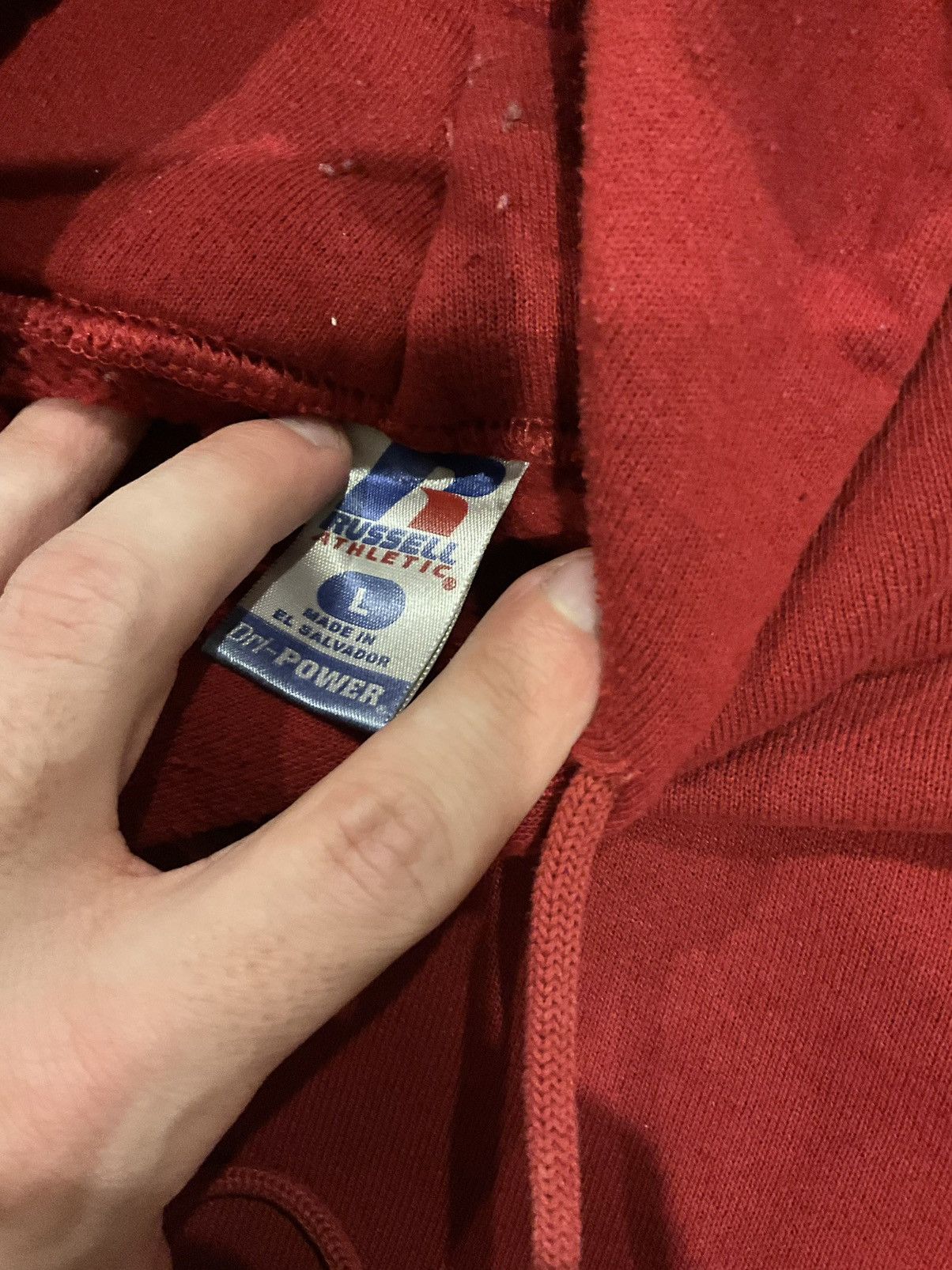 Russell Athletic × Vintage Vintage Russel Athletics hoodie Size US L / EU 52-54 / 3 - 3 Thumbnail