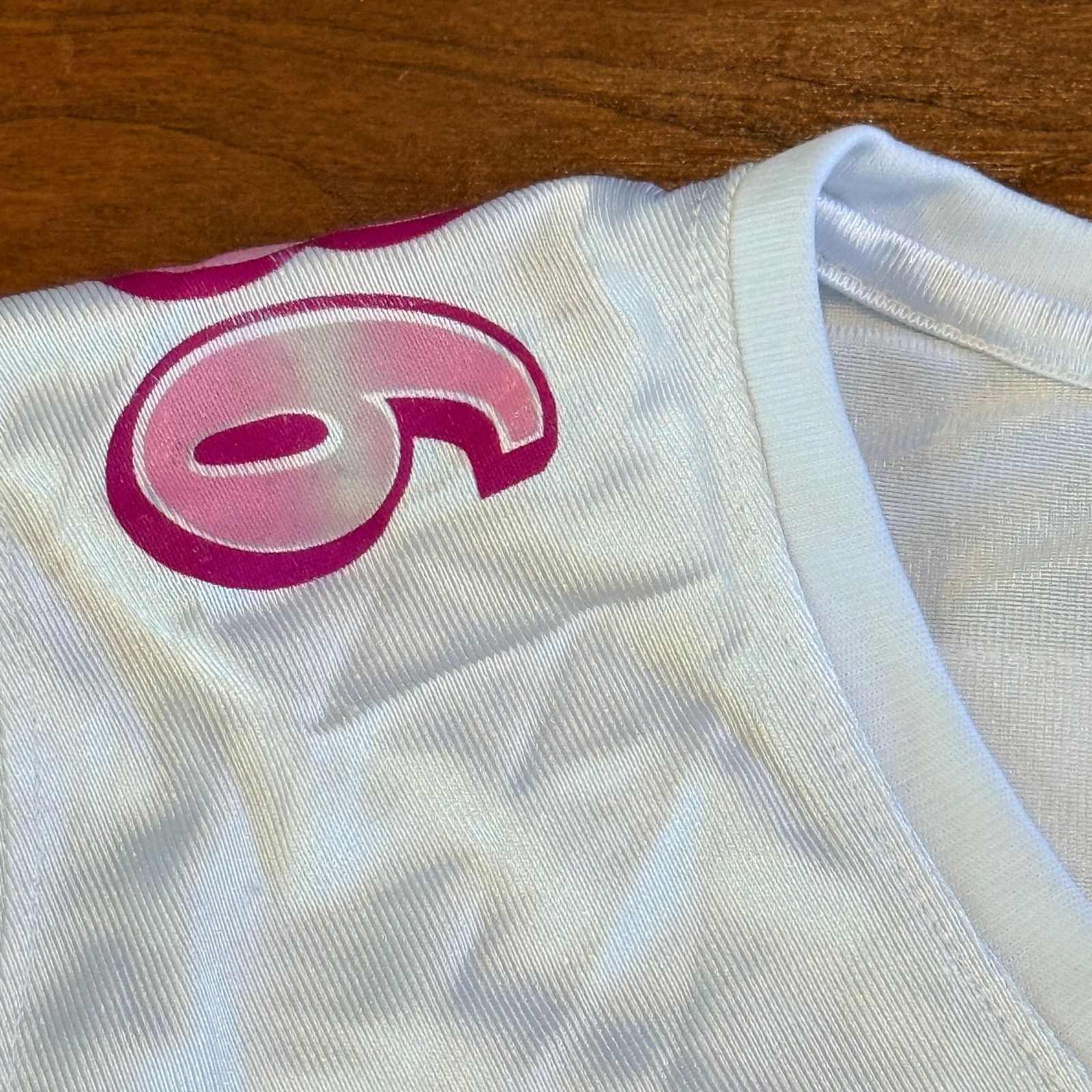 Reebok Todd Heap Baltimore Ravens Reebok Pink Jersey - Size L Size L / US 10 / IT 46 - 9 Thumbnail