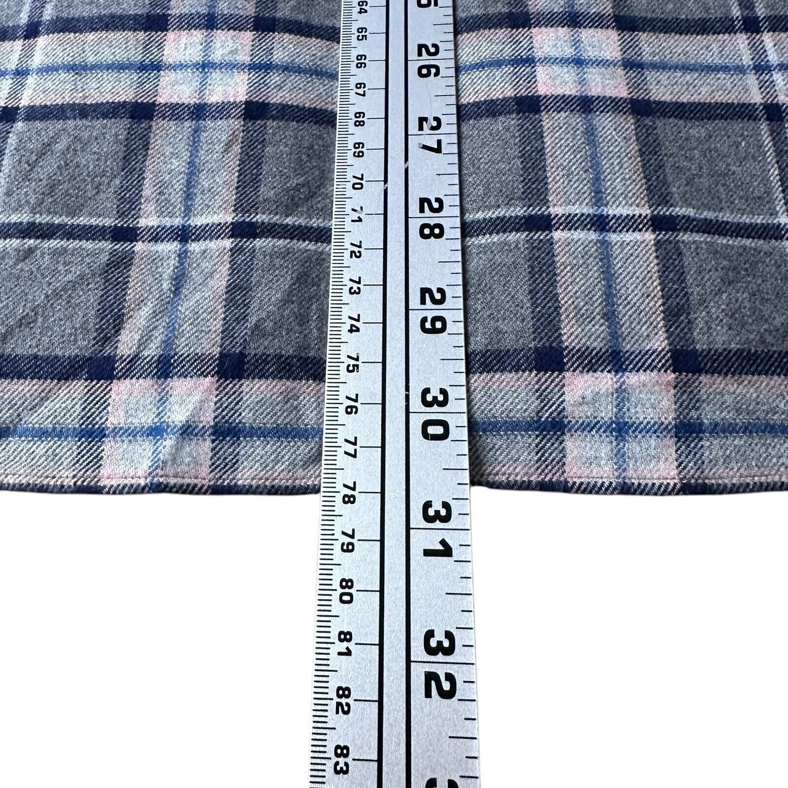 UNTUCKit Untuckit Flannel Shirt Men’s XL Gray Blue Pink Button Up Size US XL / EU 56 / 4 - 9 Thumbnail