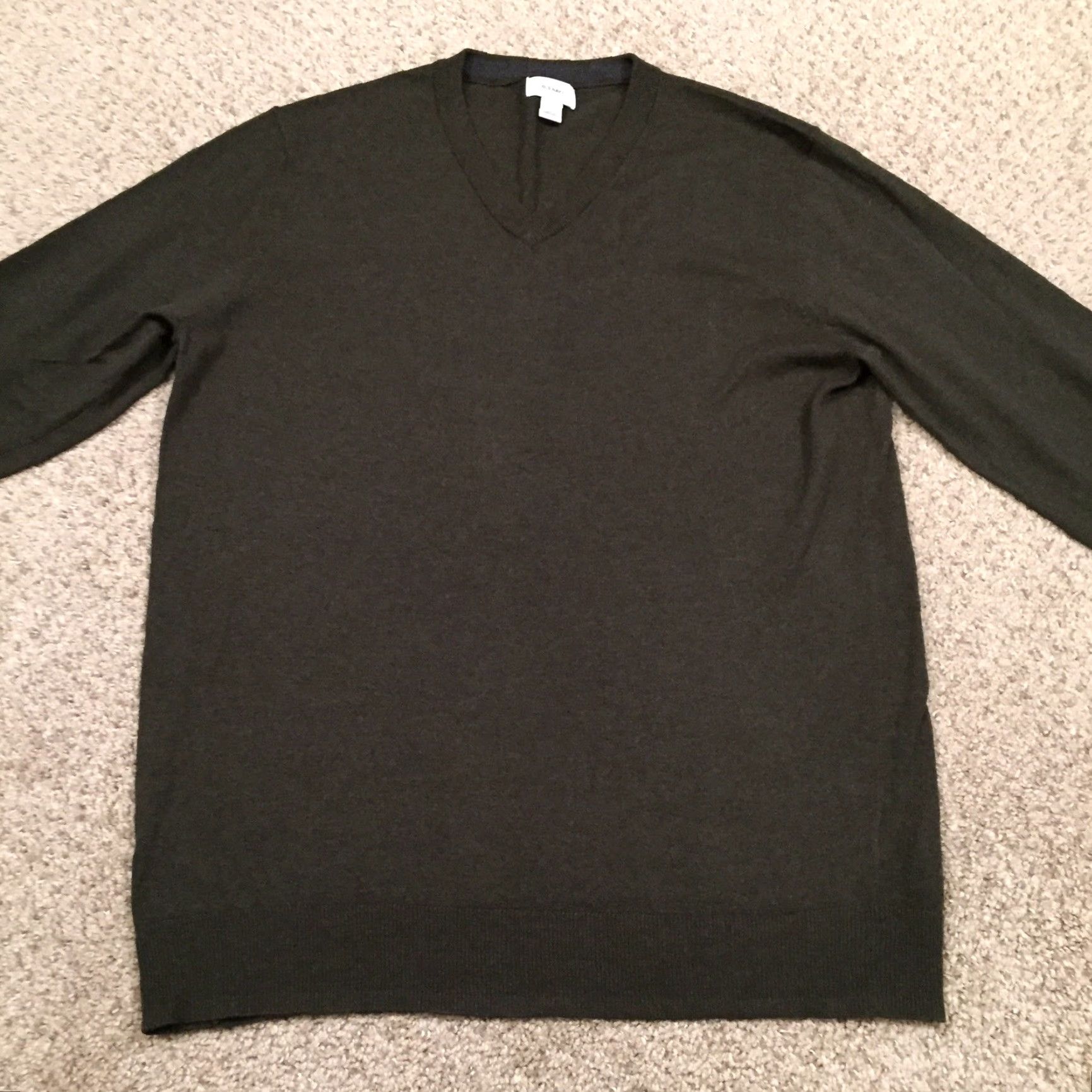 Old Navy Old Navy Mens Large Green V Neck Long Sleeve Sweater Size US L / EU 52-54 / 3 - 5 Thumbnail