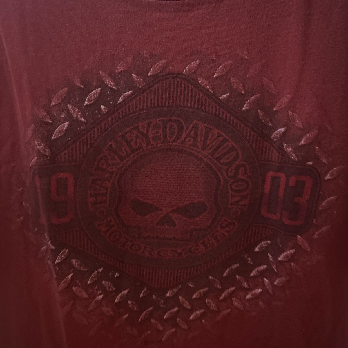 Harley Davidson Red Harley Davidson thunder tower t-shirt Size US XL / EU 56 / 4 - 3 Thumbnail