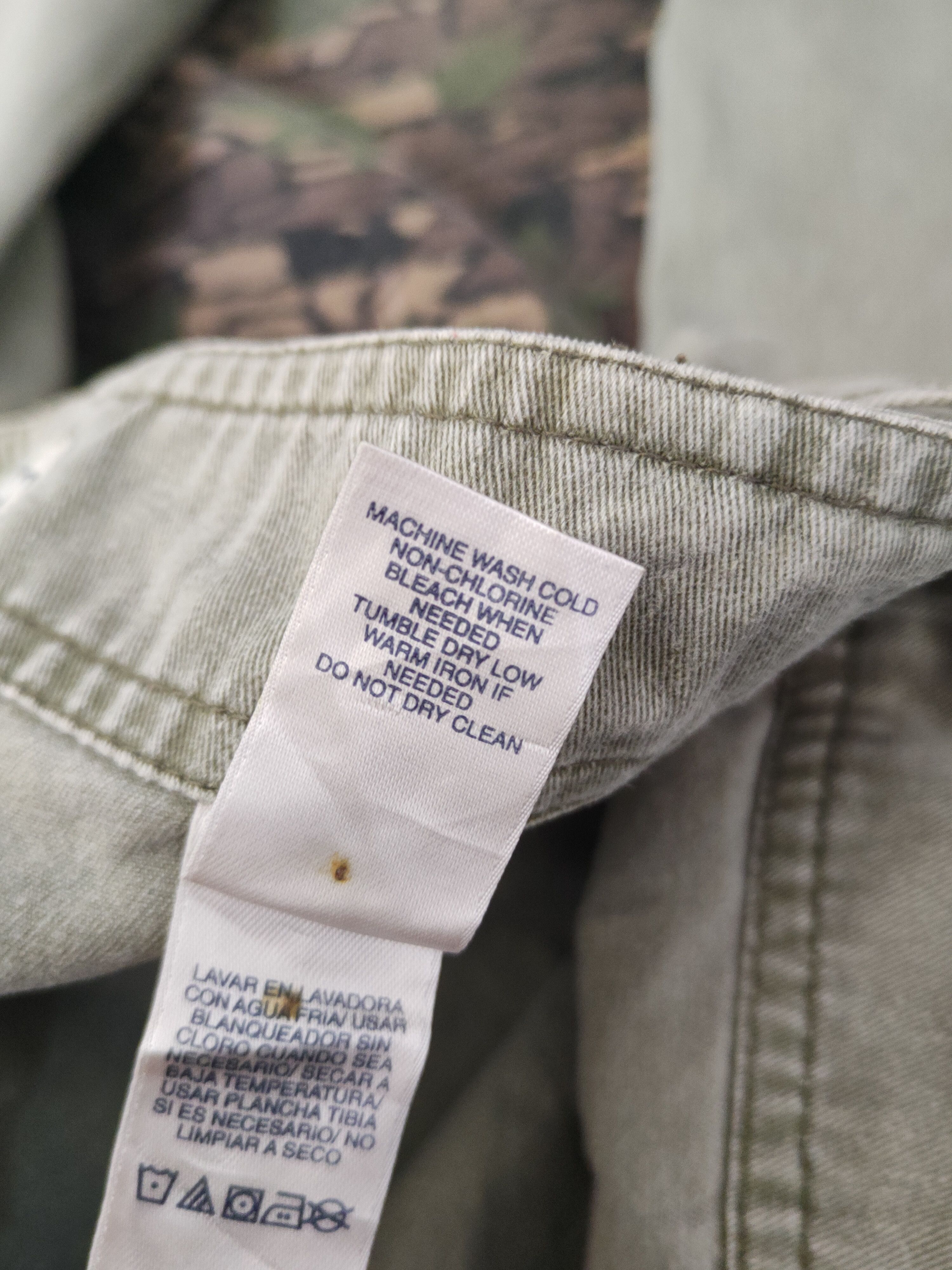 Japanese Brand DL Tint Green Faded Multipocket Casual Pants #962 Size 28" / US 6 / IT 42 - 12 Thumbnail