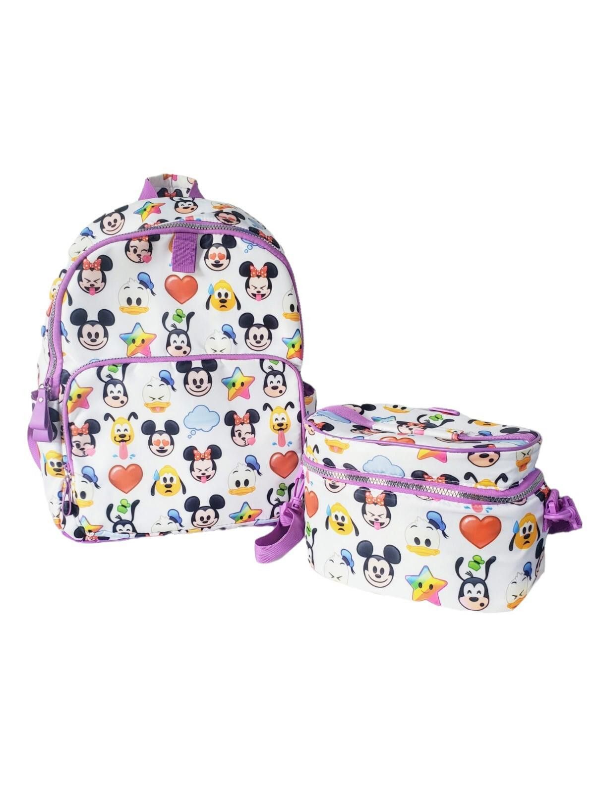 Disney Disney World Backpack Kids Emoji Backpack Bookbag & Lunch Size ONE SIZE - 1 Thumbnail