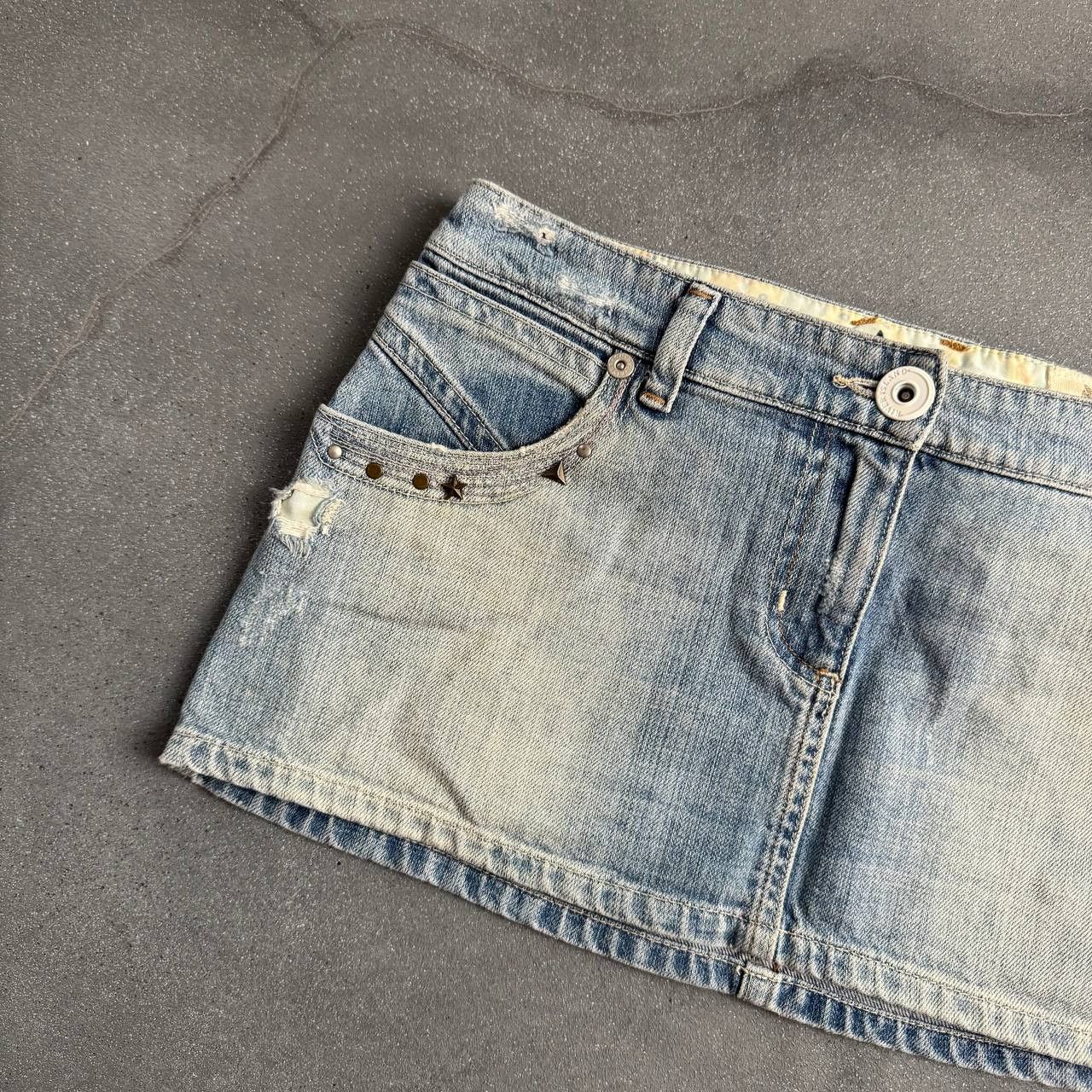 Japanese Brand × Vintage Amazing 2000's Aesthetic Y2K Super Sexy Mini Skirt Size 32" / US 10 / IT 46 - 5 Thumbnail