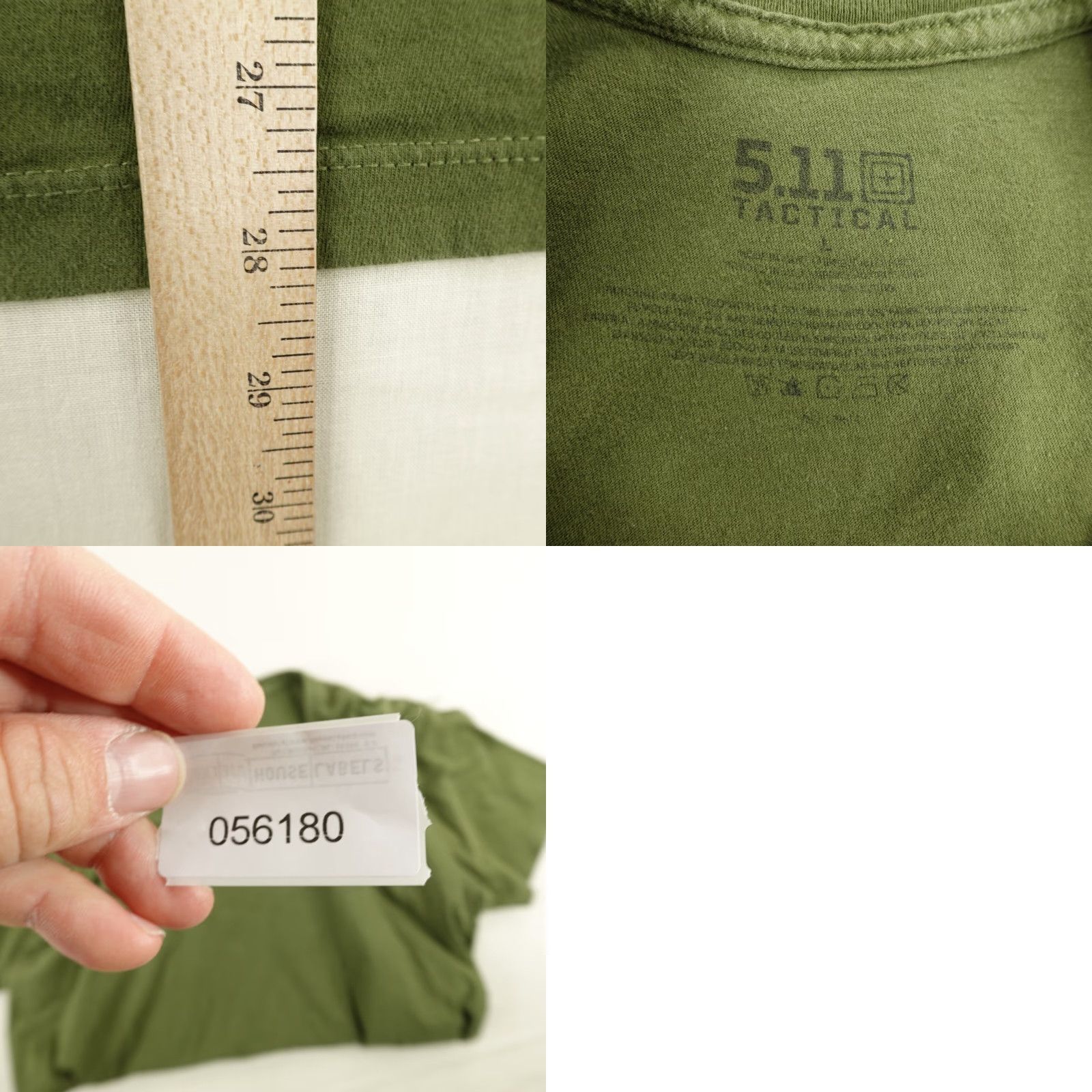 Vintage VINTAGE 5.11 Tactical Shirt Mens L Green Skull Graphic Short Sleeve Crew Neck Army Military Outdoor T-Shirt Mens Large Green Skull 90s/2000s Size US L / EU 52-54 / 3 - 8 Thumbnail