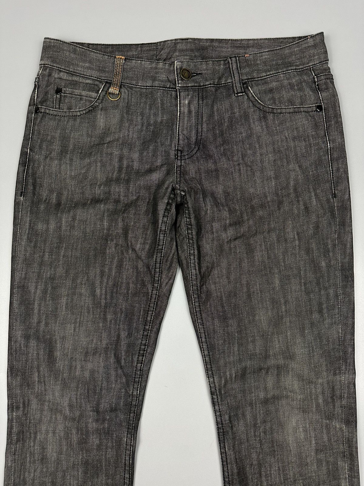 Designer × Yohji Yamamoto Y-3 007 Yohji Yamamoto Black Denim Size US 32 / EU 48 - 5 Thumbnail