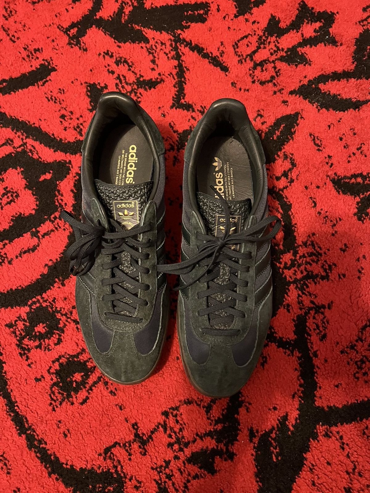 image of Adidas Gazelle Indoor Shadow Green Gum Shoes, Men's (Size 10.5)