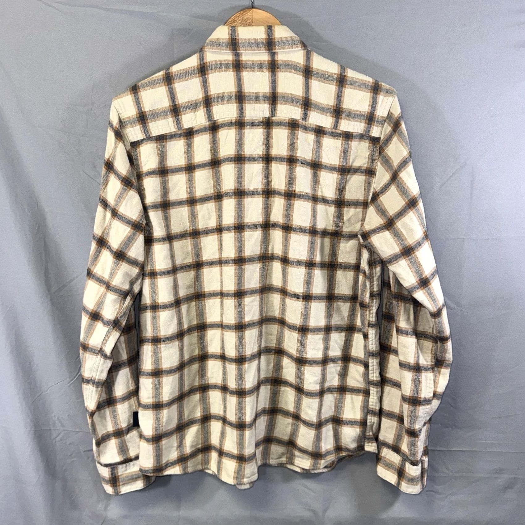 Patagonia Patagonia Shirt Mens Medium Beige Brown Plaid Organic Cotton Button-Up Casual Shirt Size US M / EU 48-50 / 2 - 2 Thumbnail