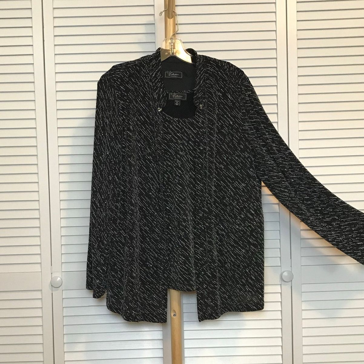 Other Dressbarn Vintage Beaded Tank & Cardigan Set 14 Size XL / US 12-14 / IT 48-50 - 2 Thumbnail