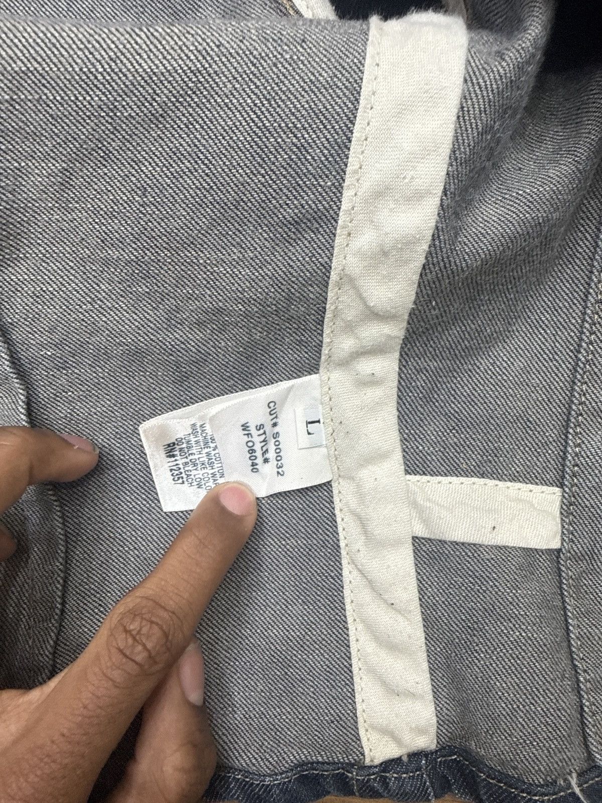 Rick Owens Rick owens slab patchwork denim jacket Size US M / EU 48-50 / 2 - 6 Thumbnail