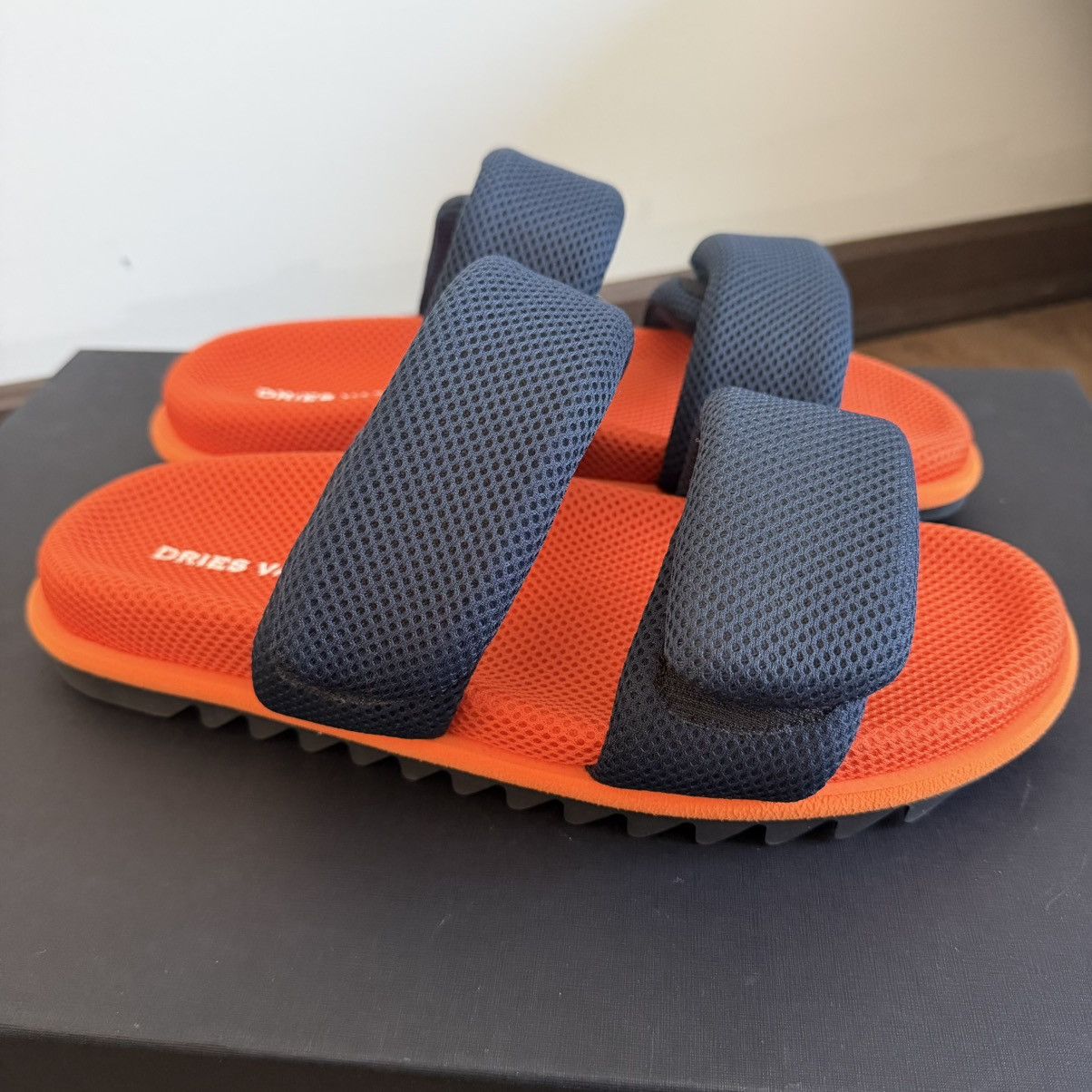 Dries Van Noten Dries Van Noten 2022 Nylon Sandal ‘Orange Blue’ Size US 11 / EU 44 - 3 Thumbnail
