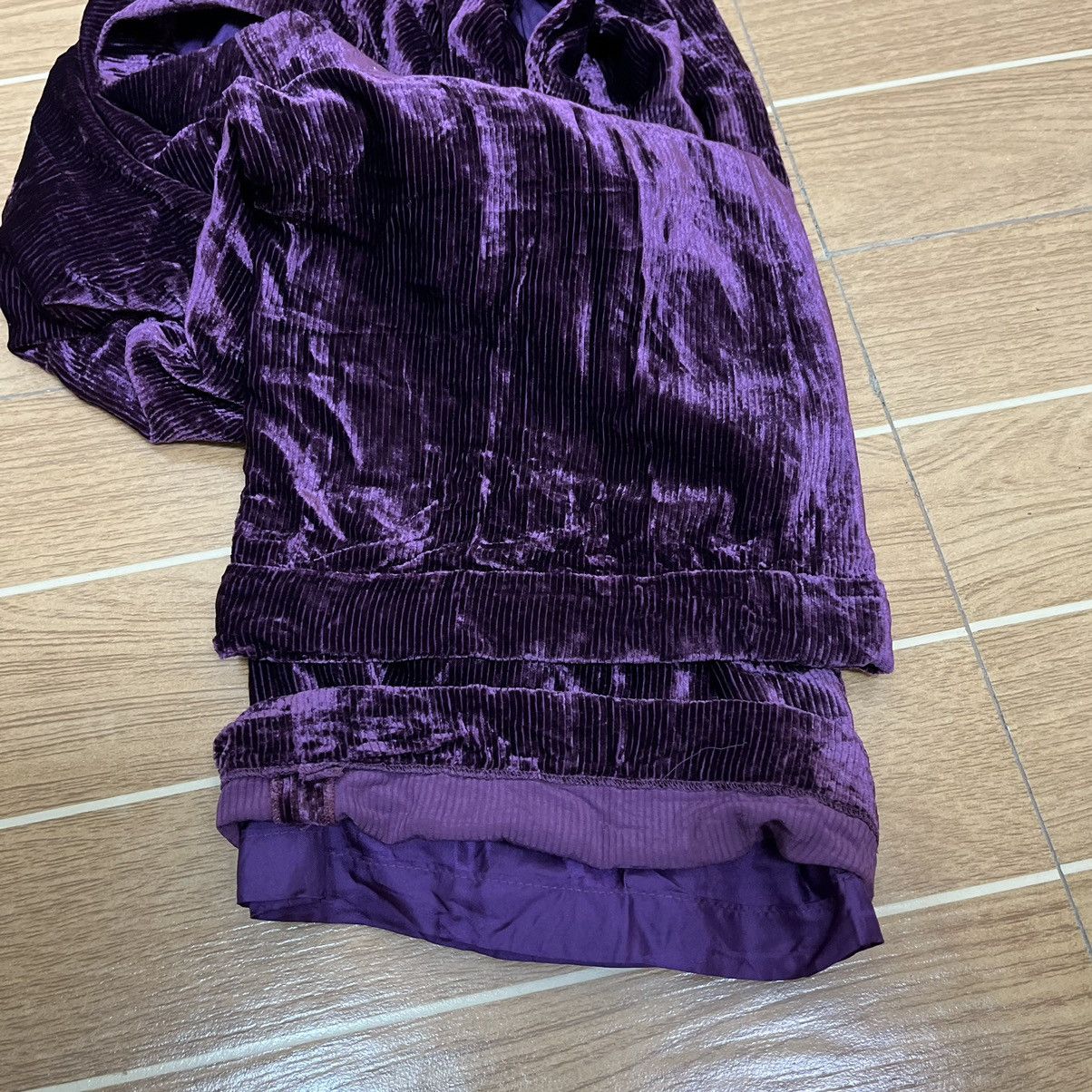 Dior Christian Dior by John Galliano F/W 2002 Velvet Wide Pants Size 25" / US 0 / IT 36 - 8 Thumbnail