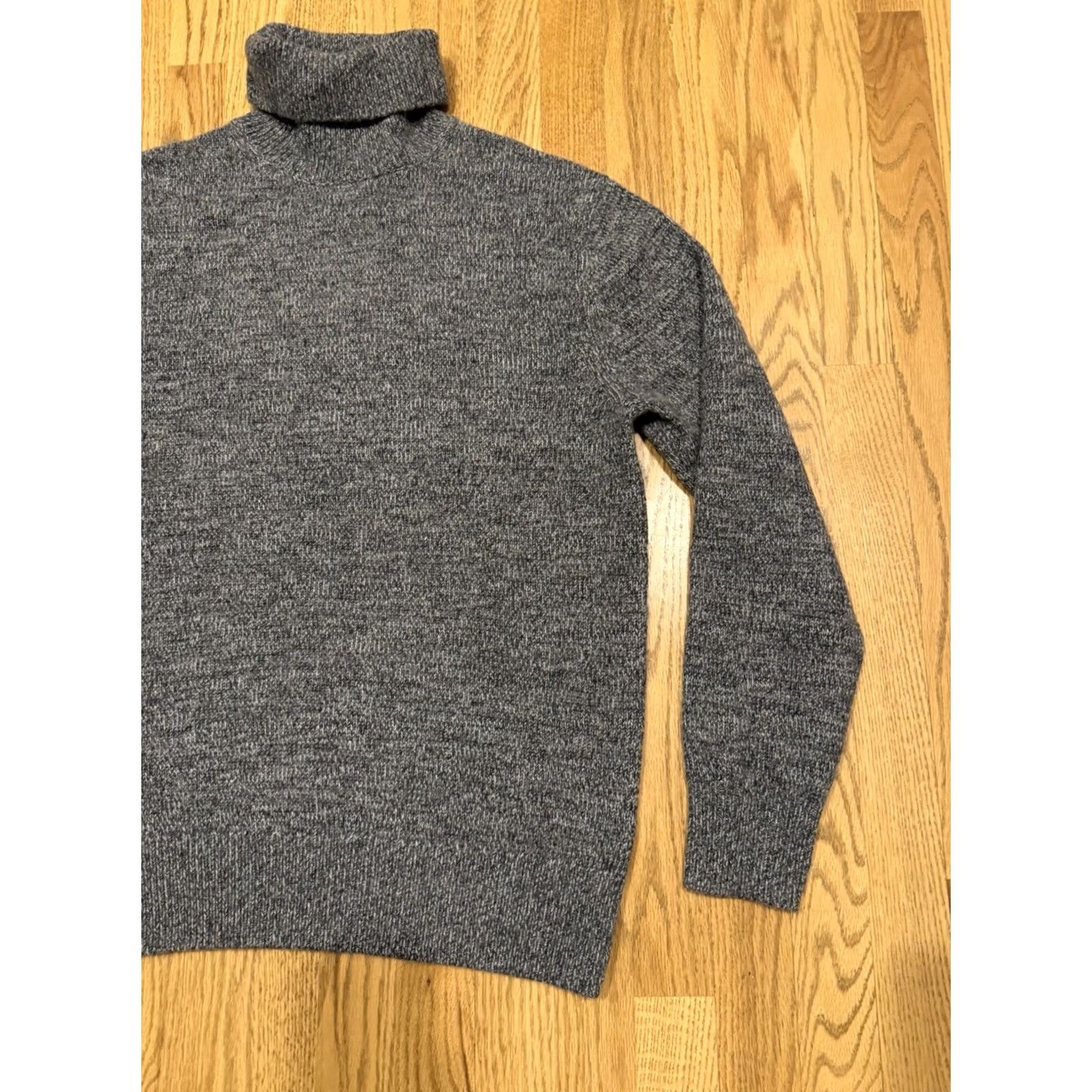 Vintage Naked Cashmere Turtleneck Sweater Men’s M Pullover Gray Melange N20945 Size US M / EU 48-50 / 2 - 4 Thumbnail
