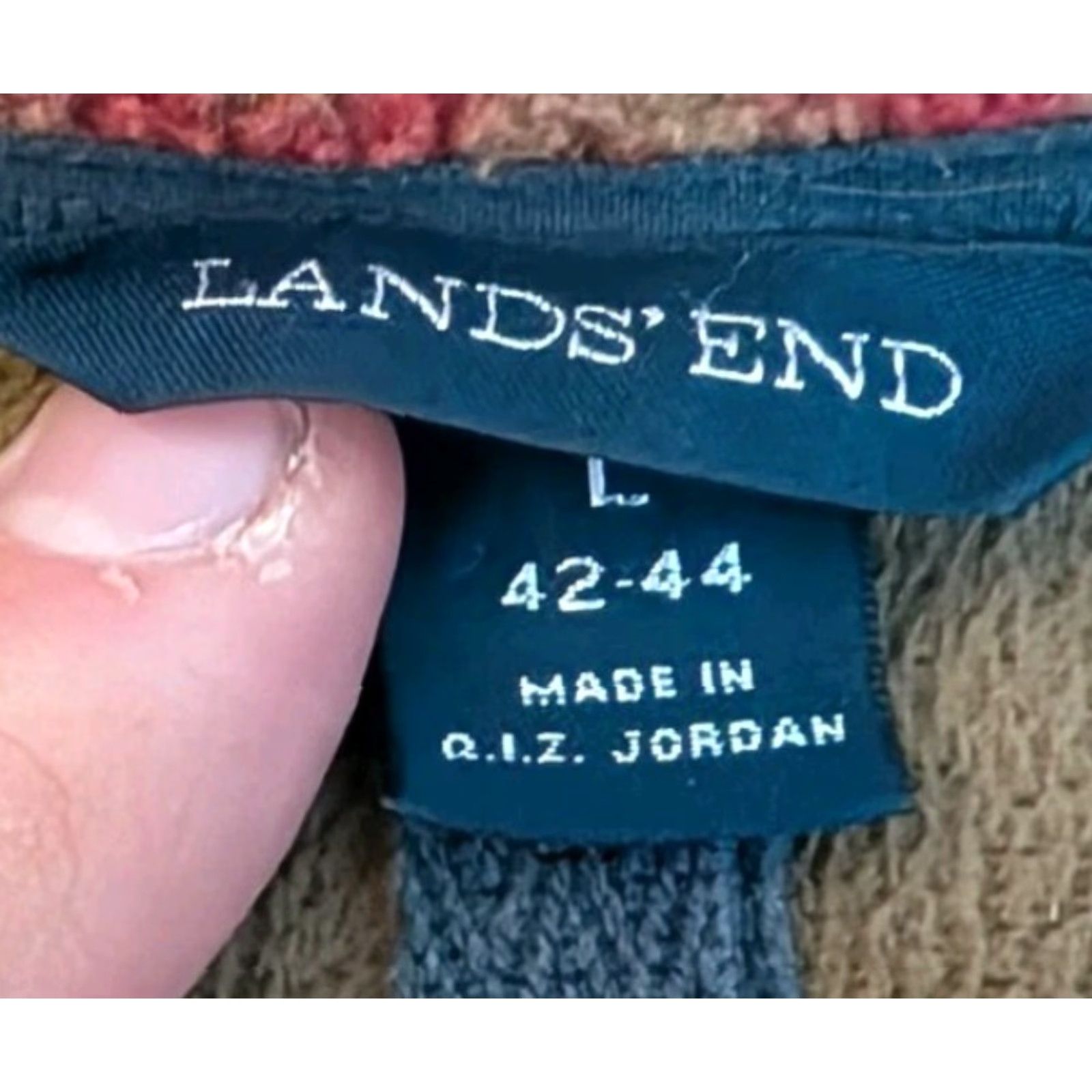 Lands' End Lands' End Fleece Full Zip Holiday Jacket Sweater Red Womens Size L Mid-Length Snowflakes Fair Isle Jacket/Coat Christmas Long Sleeve Regular Fit Size L / US 10 / IT 46 - 7 Thumbnail