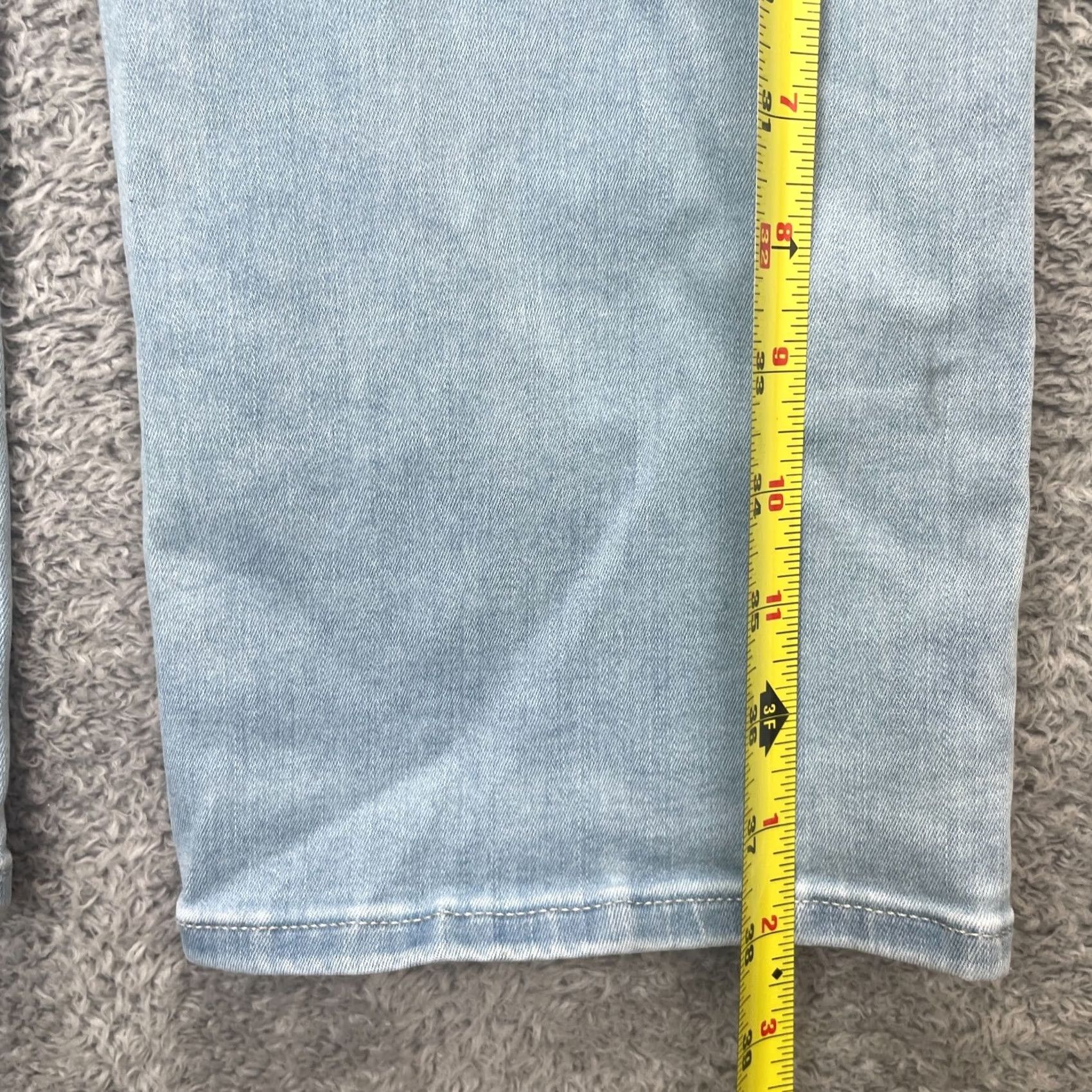 NYDJ NYDJ Jeans Womens 8 Blue Marilyn Straight Leg Stretch Denim Cotton Curves Shaper Size 30" / US 8 / IT 44 - 7 Thumbnail