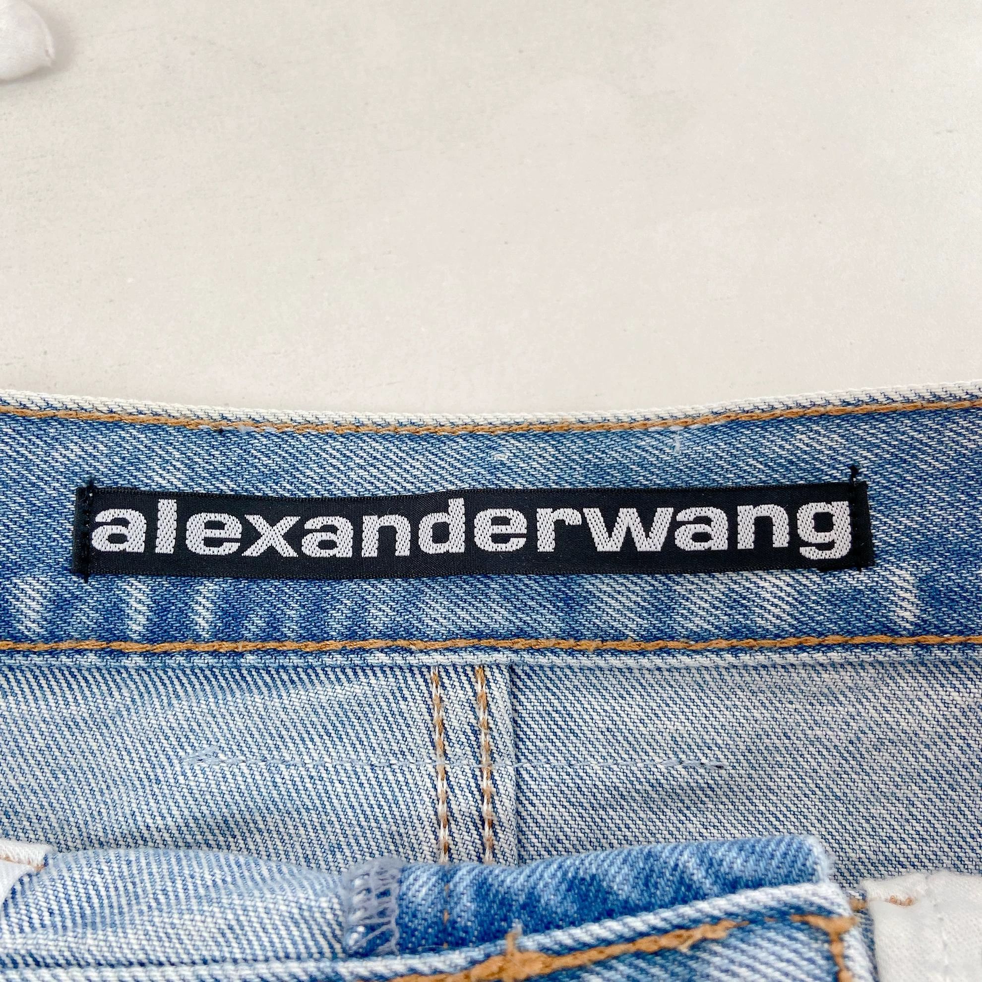 Alexander Wang Alexander Wang light blue midi skirt size 25 Size 25" / US 0 / IT 36 - 7 Thumbnail