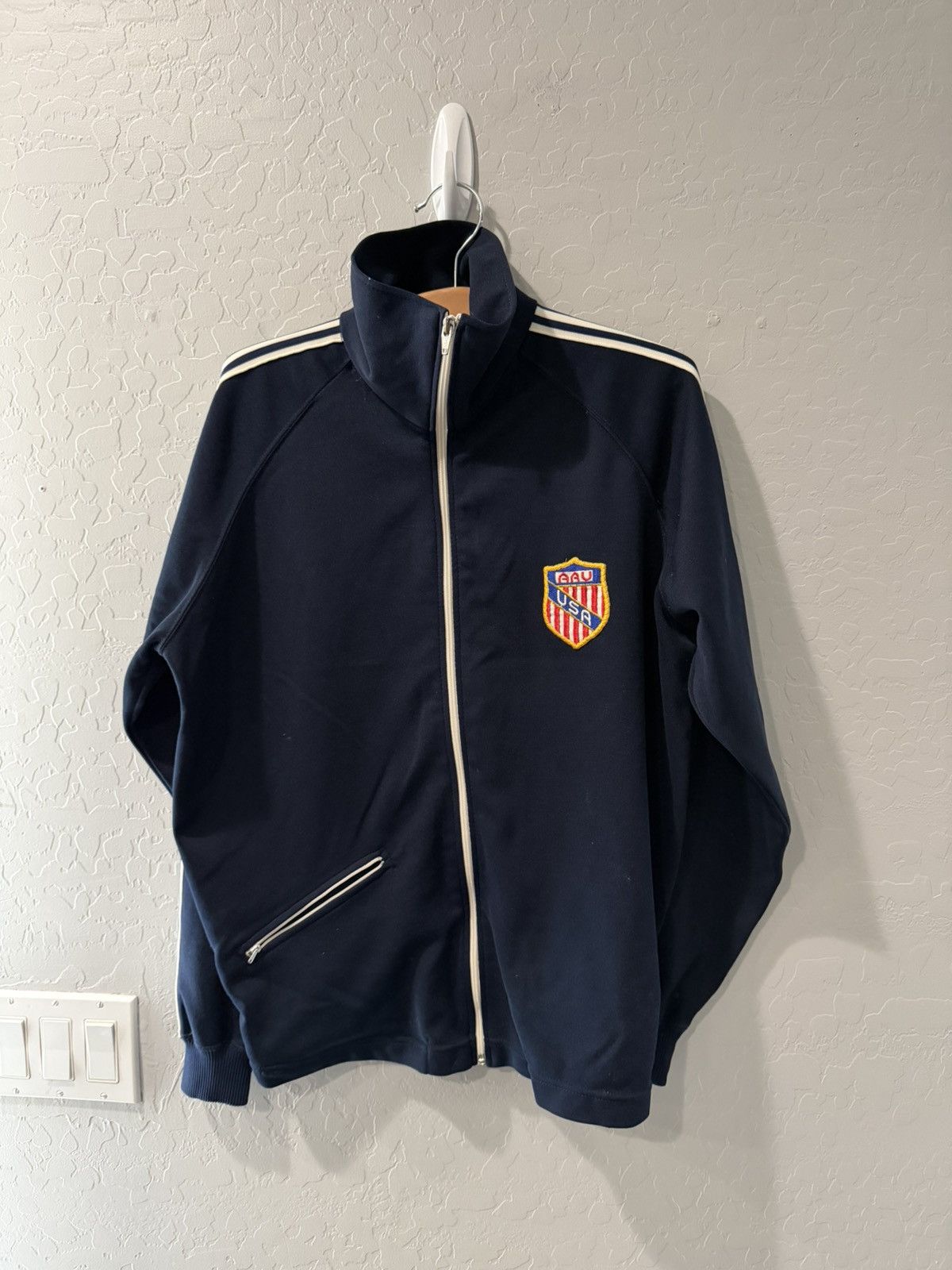 Other Vintage Jog Joy AAU USA Track Jacket Medium Bin 1 Size US M / EU 48-50 / 2 - 1 Thumbnail