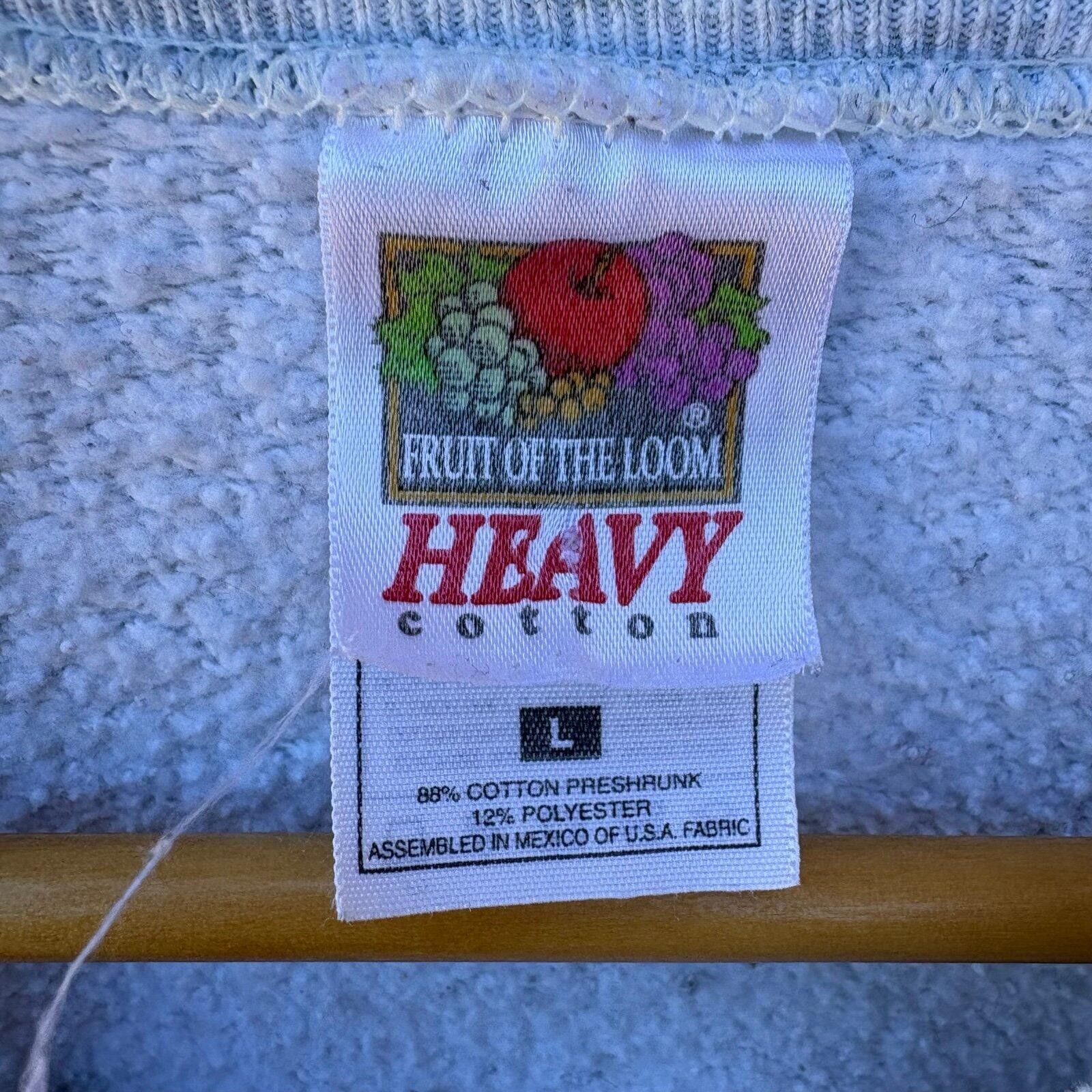 Fruit Of The Loom Vintage 90s Native American sweatshirt Size US L / EU 52-54 / 3 - 3 Thumbnail