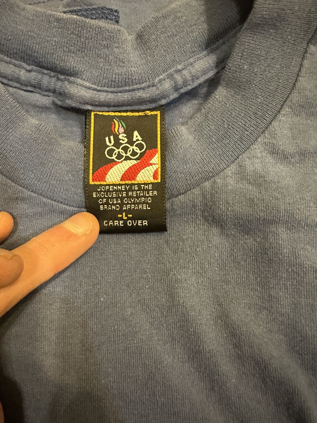 Vintage 1996 Olympics plain shirt (2) Size US L / EU 52-54 / 3 - 1 Thumbnail