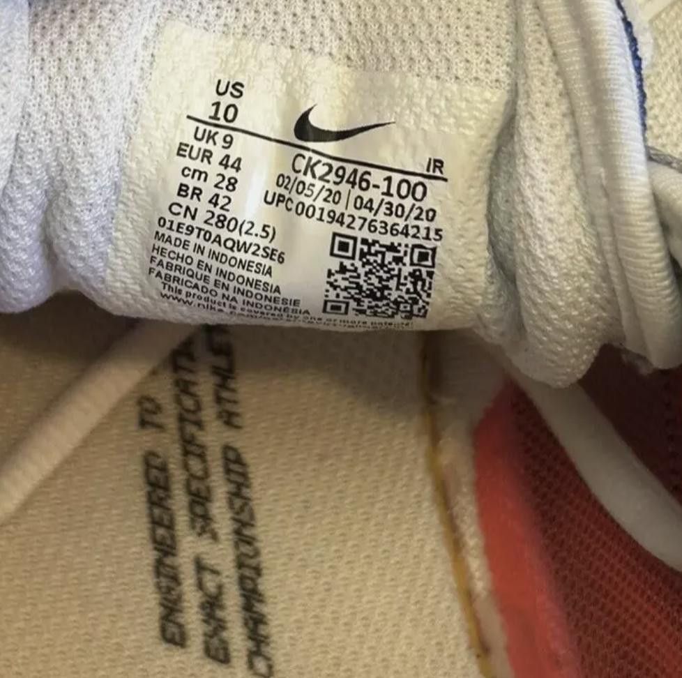 Nike Nike Men's Air Zoom Division White Royal Sz 10 CK2946-100 Size US 10 / EU 43 - 7 Thumbnail