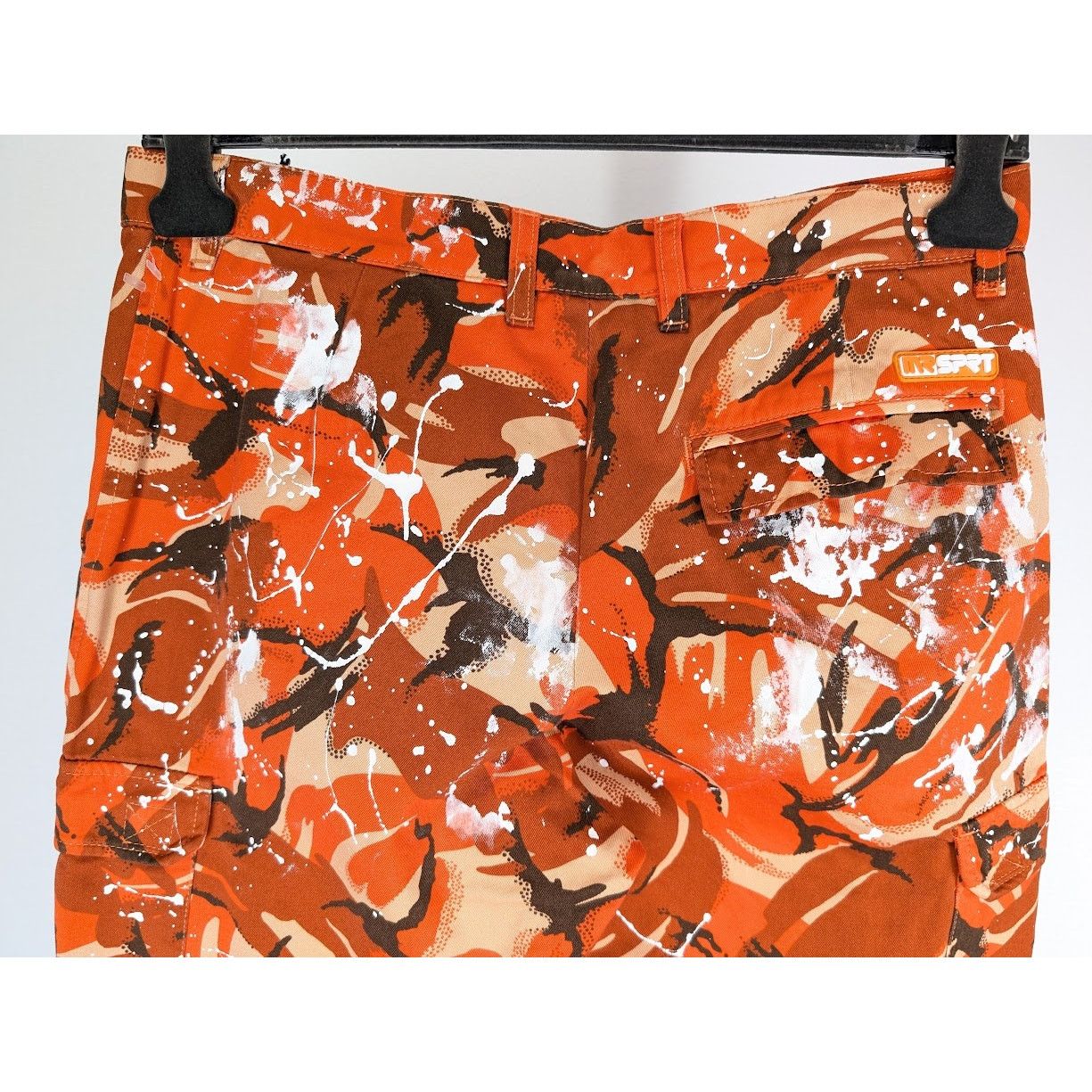Martine Rose o1rshd1 Printed Cotton Twill Cargo Trousers in Orange Size US 32 / EU 48 - 20 Thumbnail