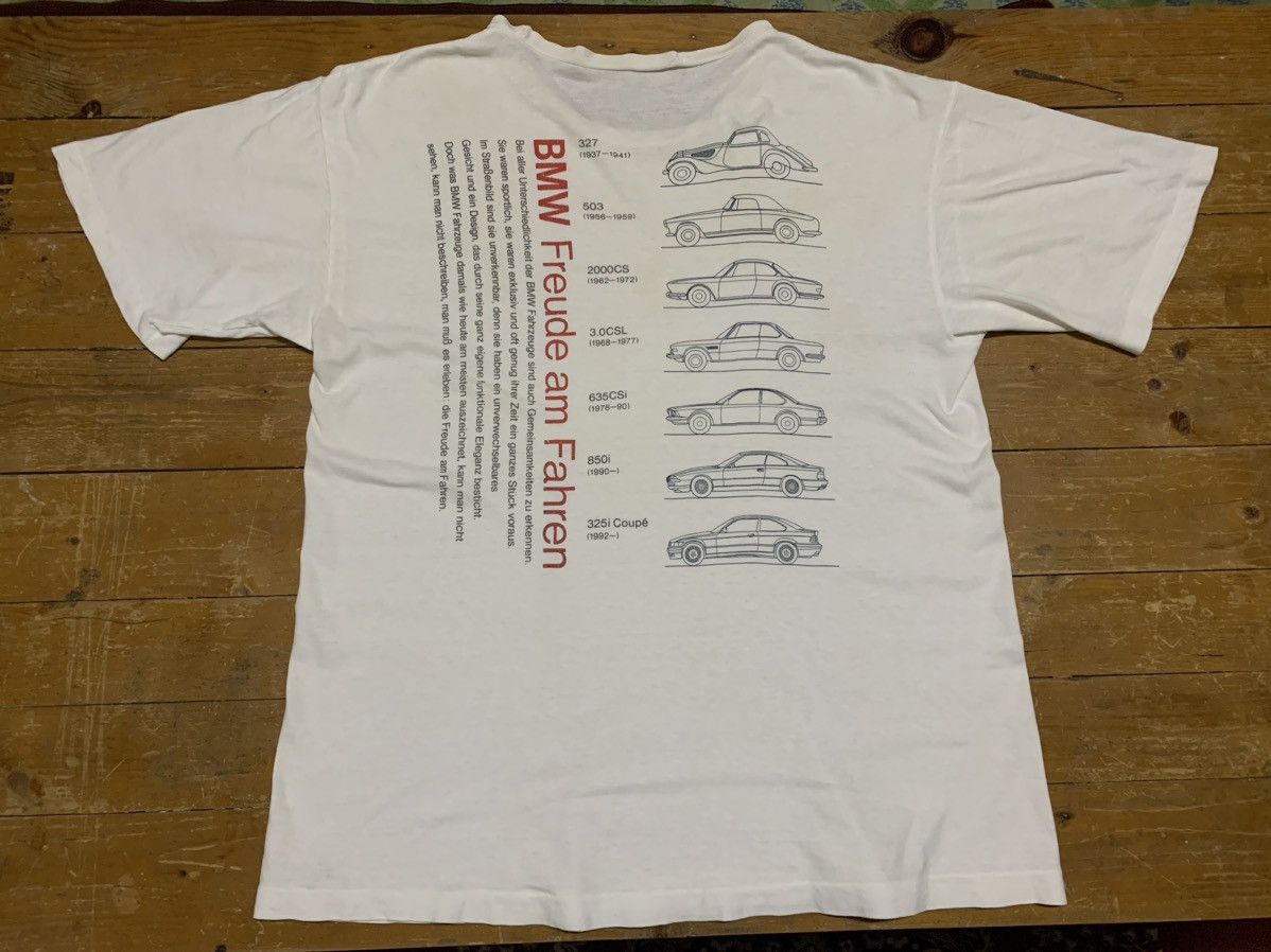 BMW × Vintage 90s BMW Freude Am Fahren All Model Generation TEE Size US M / EU 48-50 / 2 - 1 Thumbnail